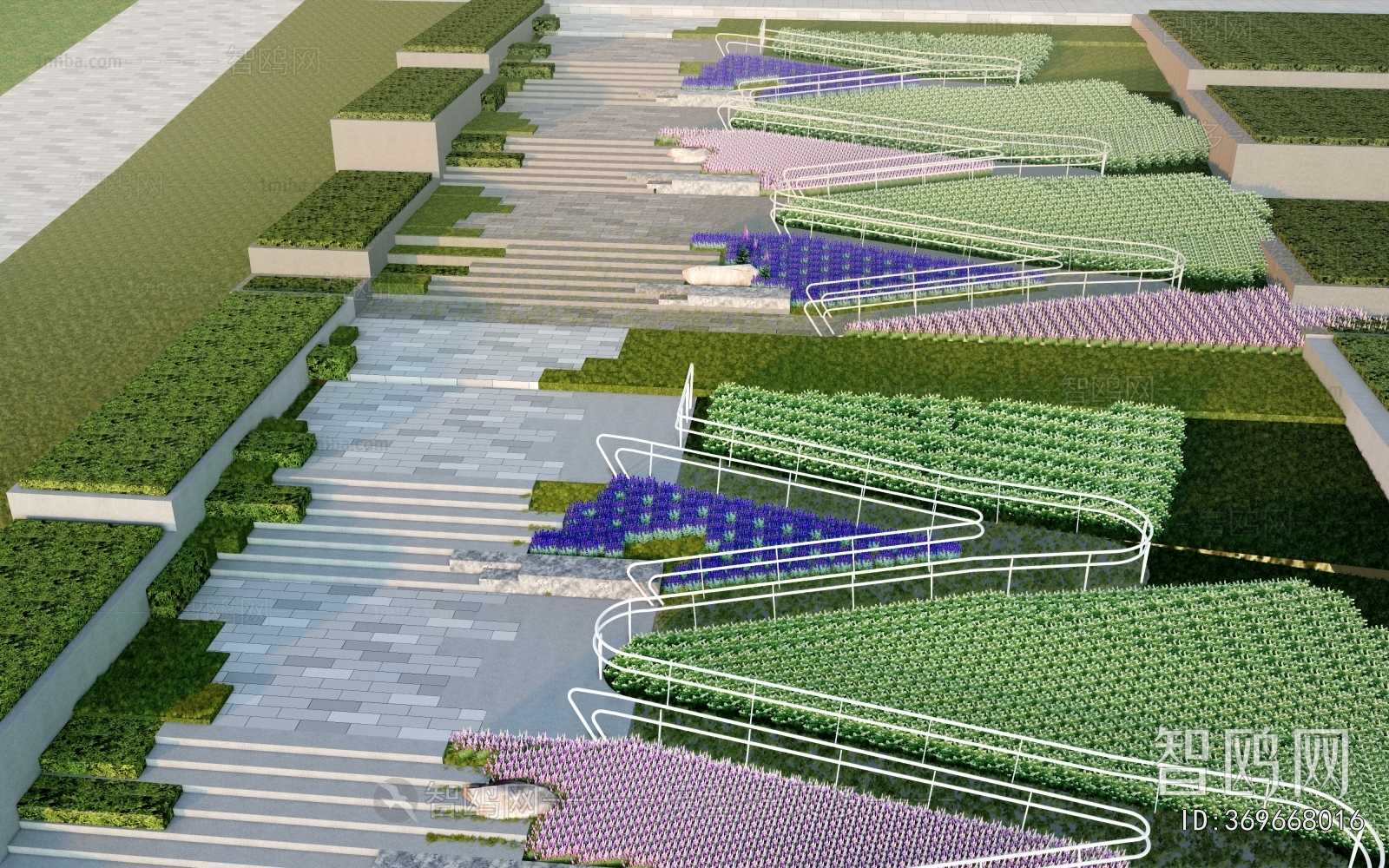 Modern Park Landscape