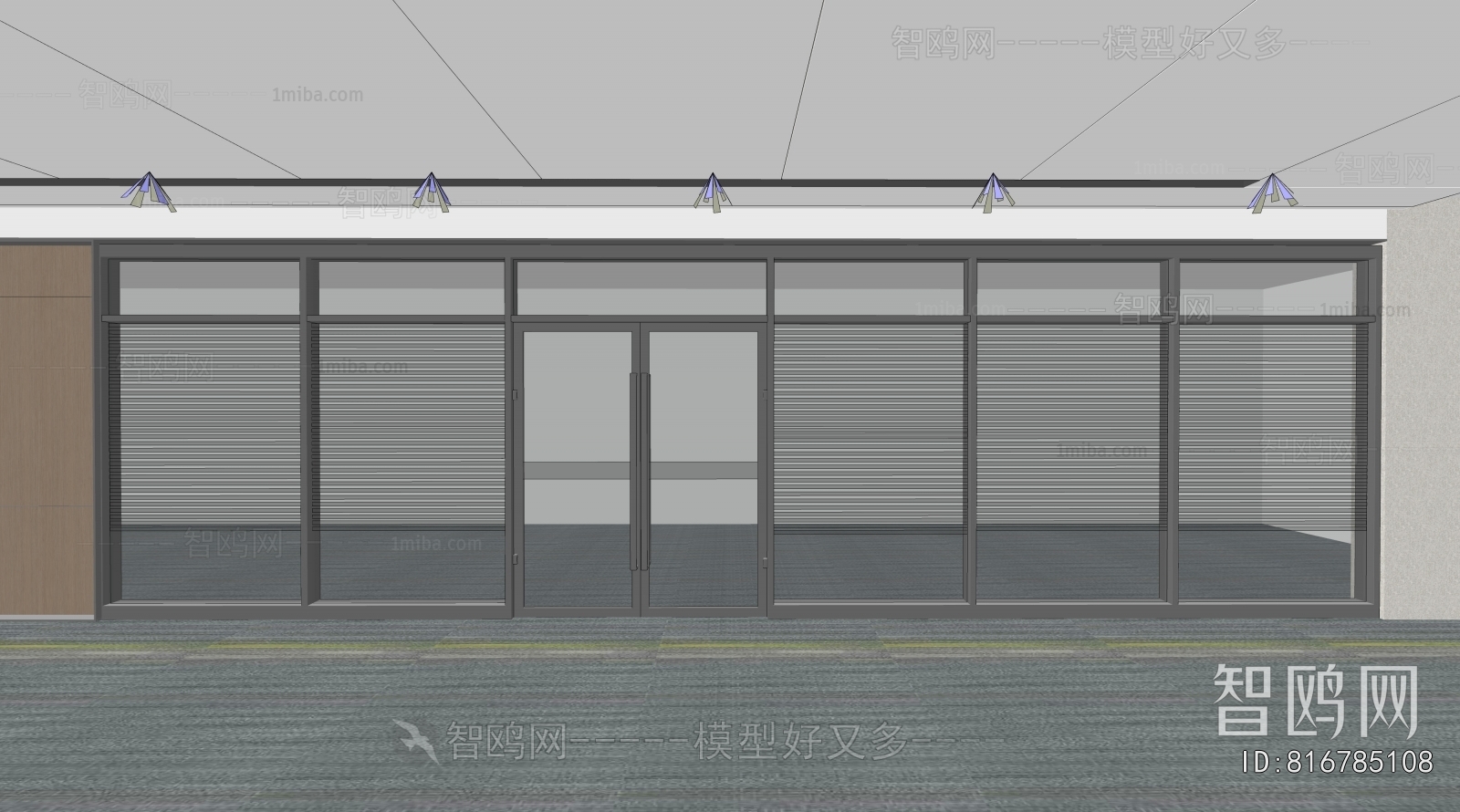 Modern Glass Screen Partition