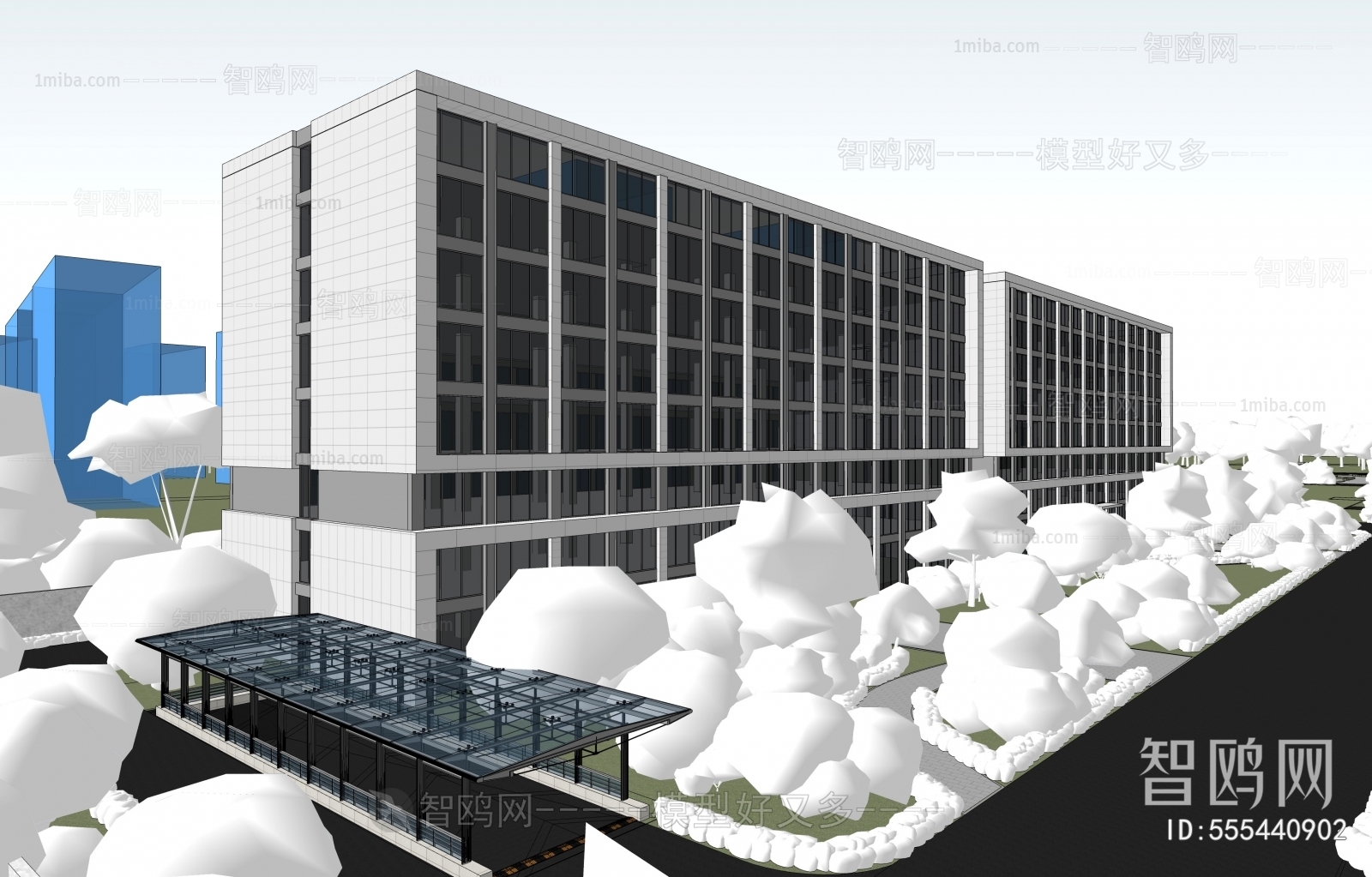 Modern Appearance Of Commercial Building