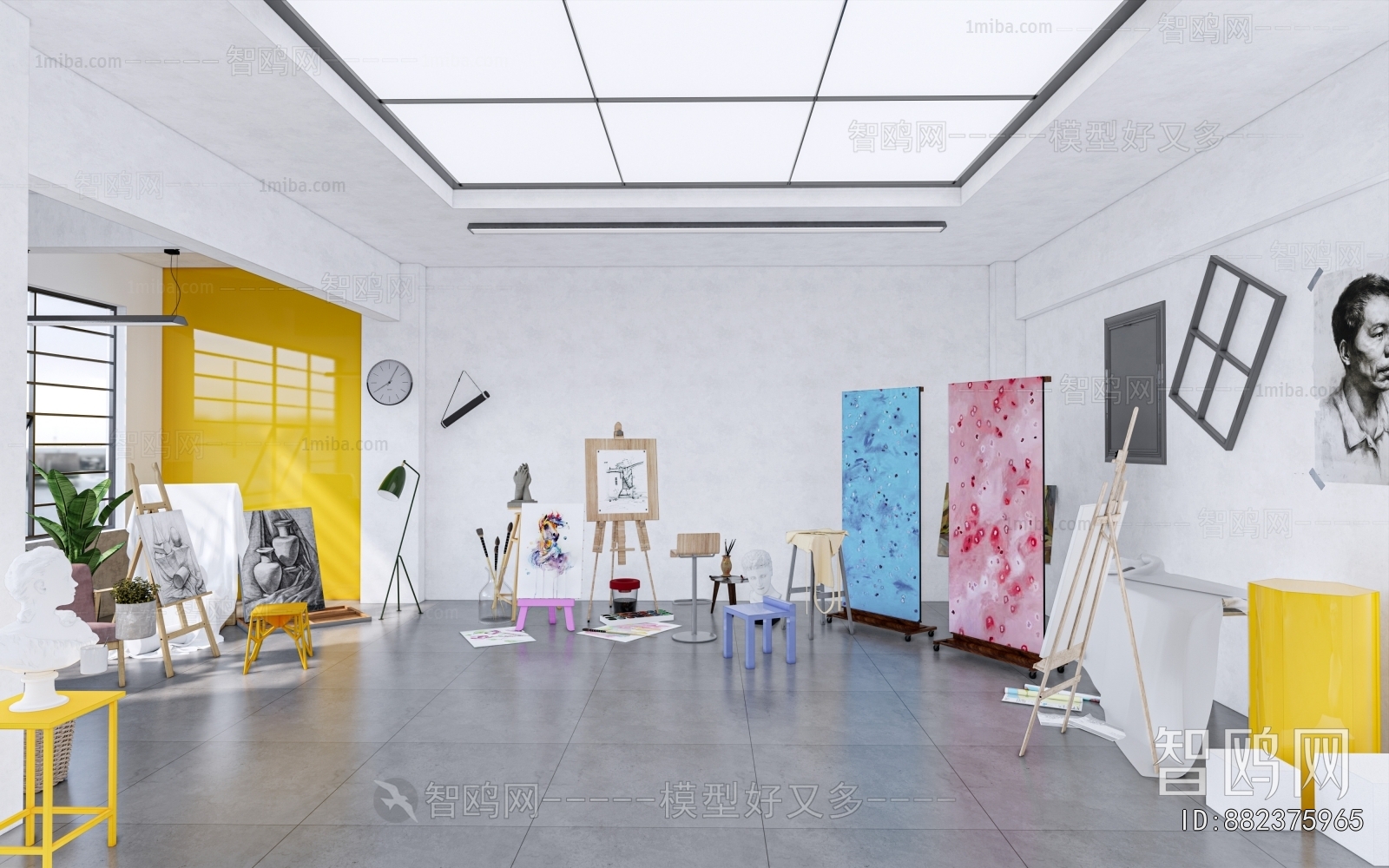 Modern Art Room