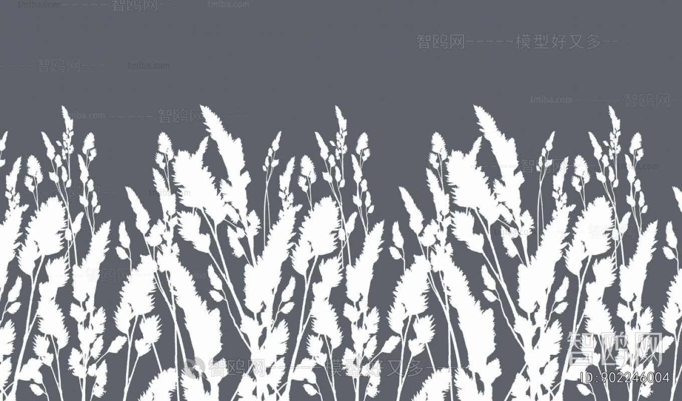 Animal And Plant Pattern Wallpaper