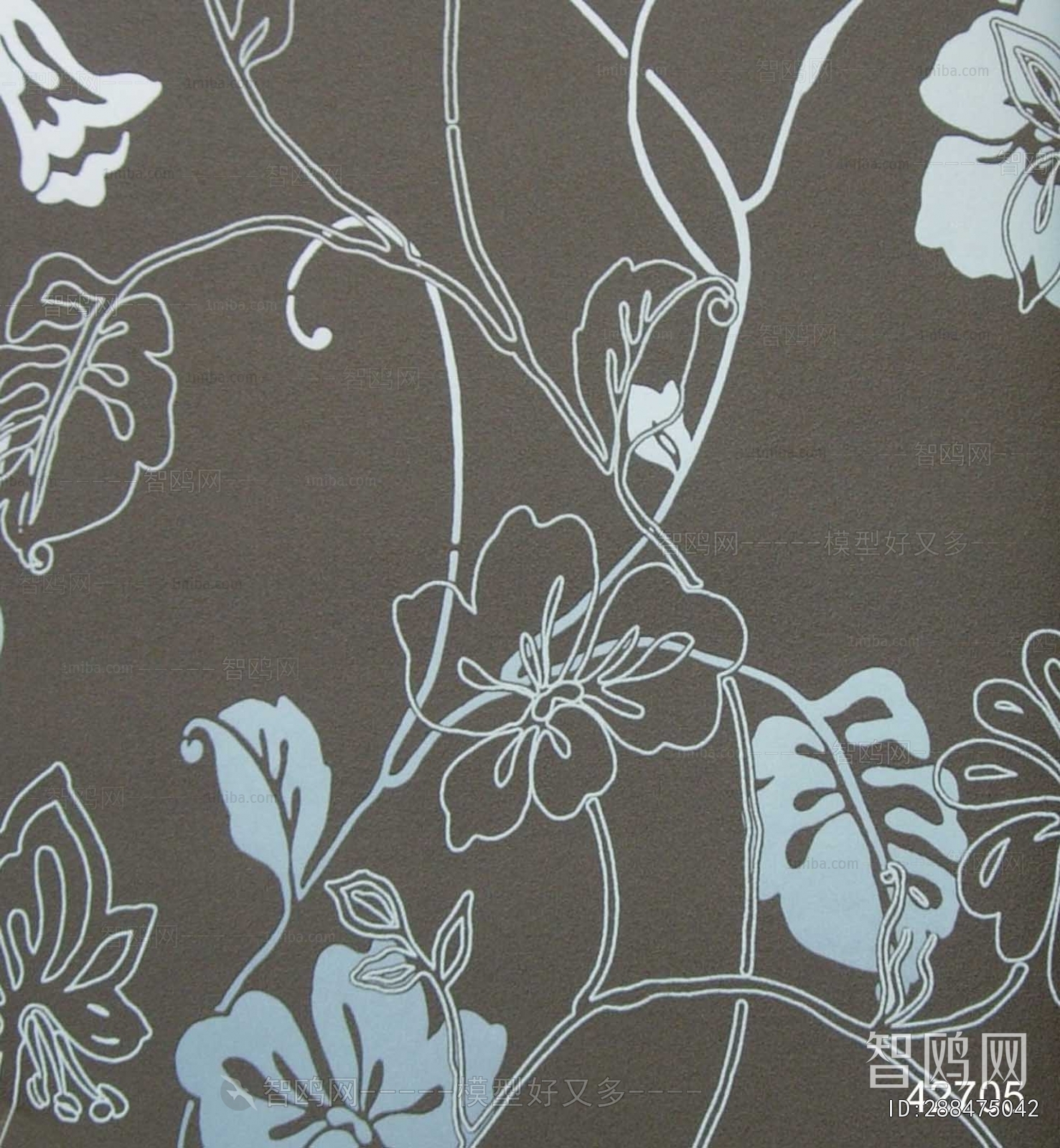 Animal And Plant Pattern Wallpaper