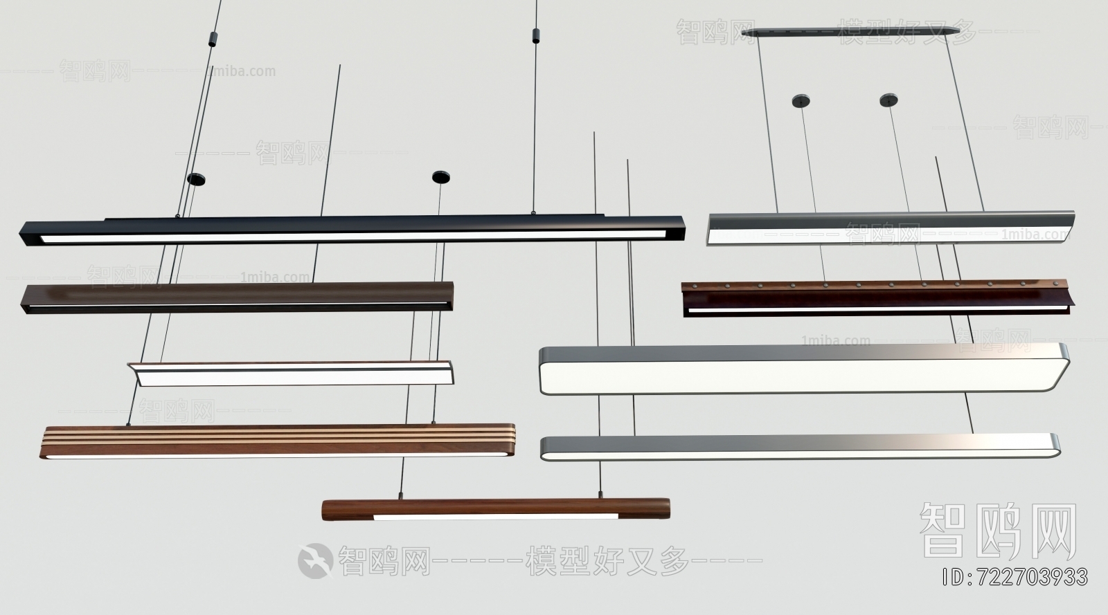 Modern Long Chandelier