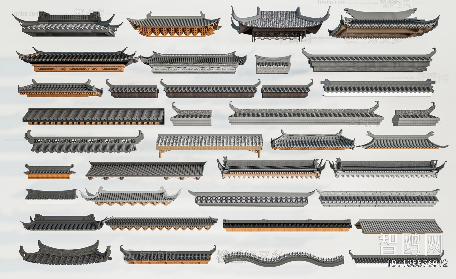 Chinese Style Building Component