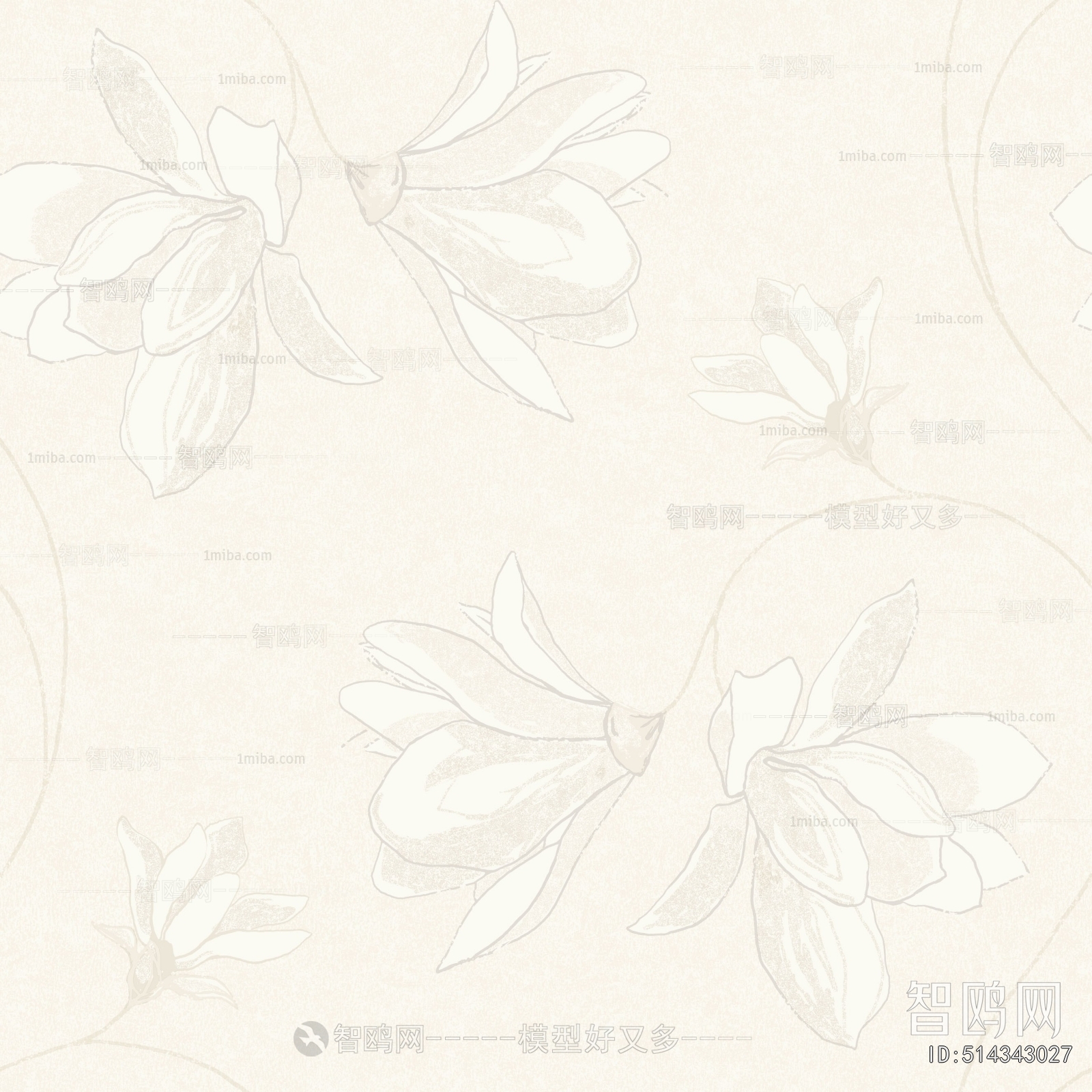 Animal And Plant Pattern Wallpaper