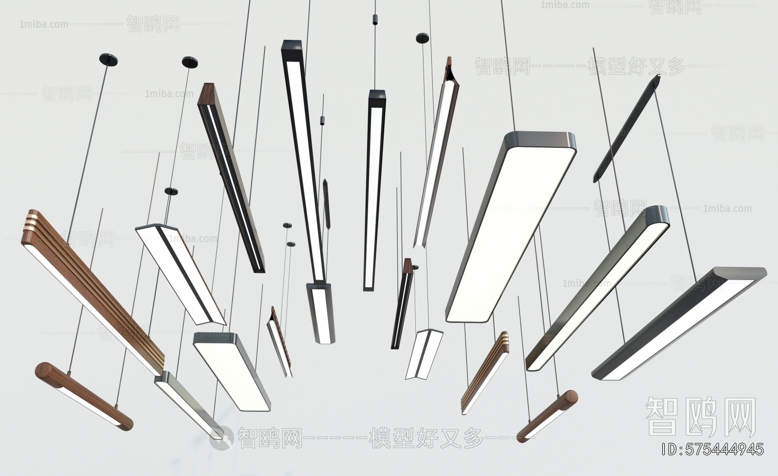 Modern Long Chandelier