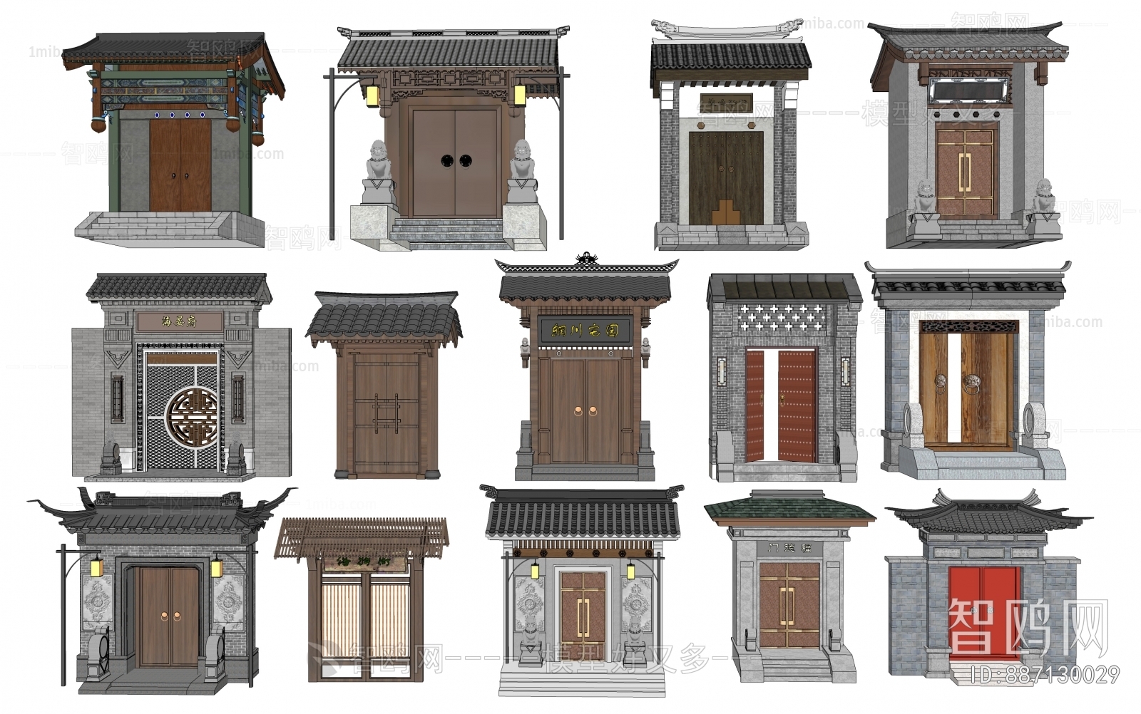 Chinese Style Facade Element