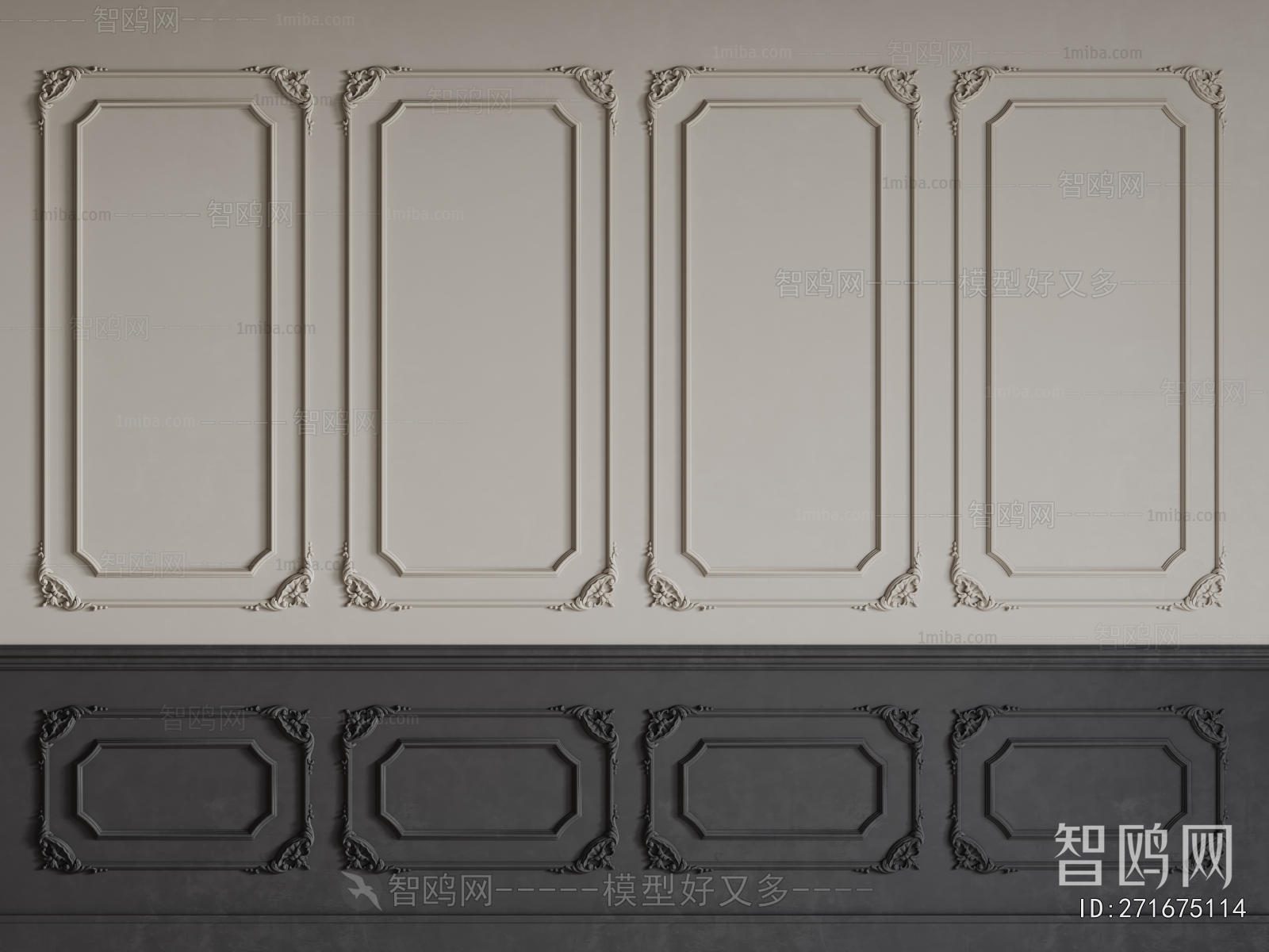 French Style TV Wall