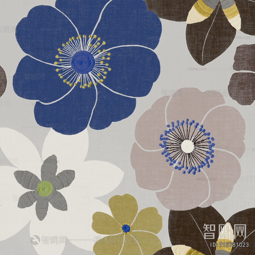 Animal And Plant Pattern Wallpaper