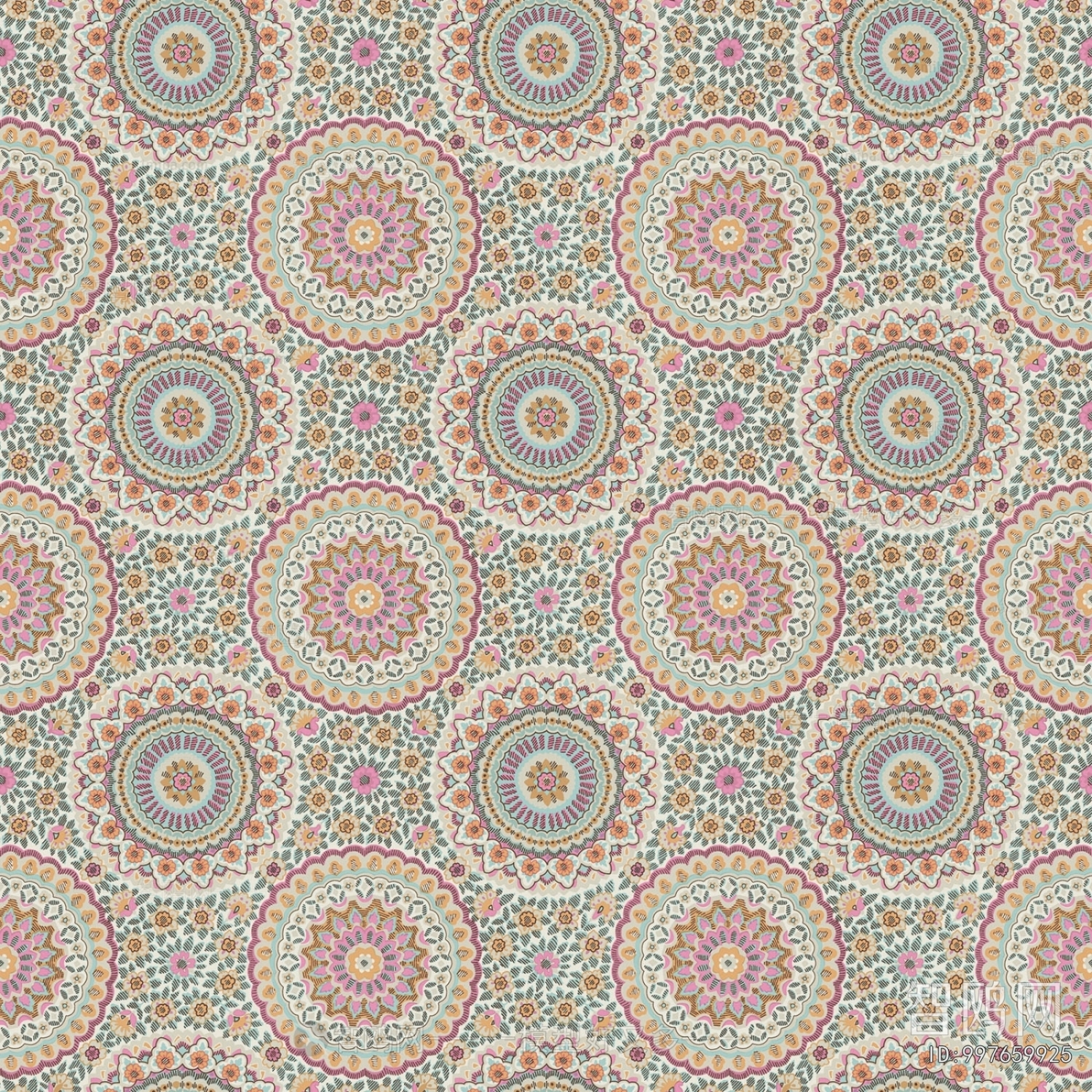 Animal And Plant Pattern Wallpaper