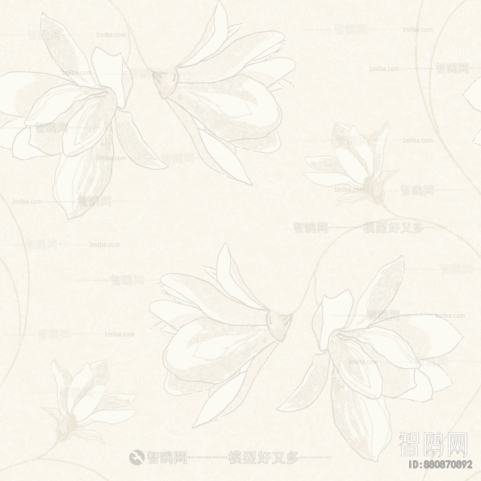 Animal And Plant Pattern Wallpaper