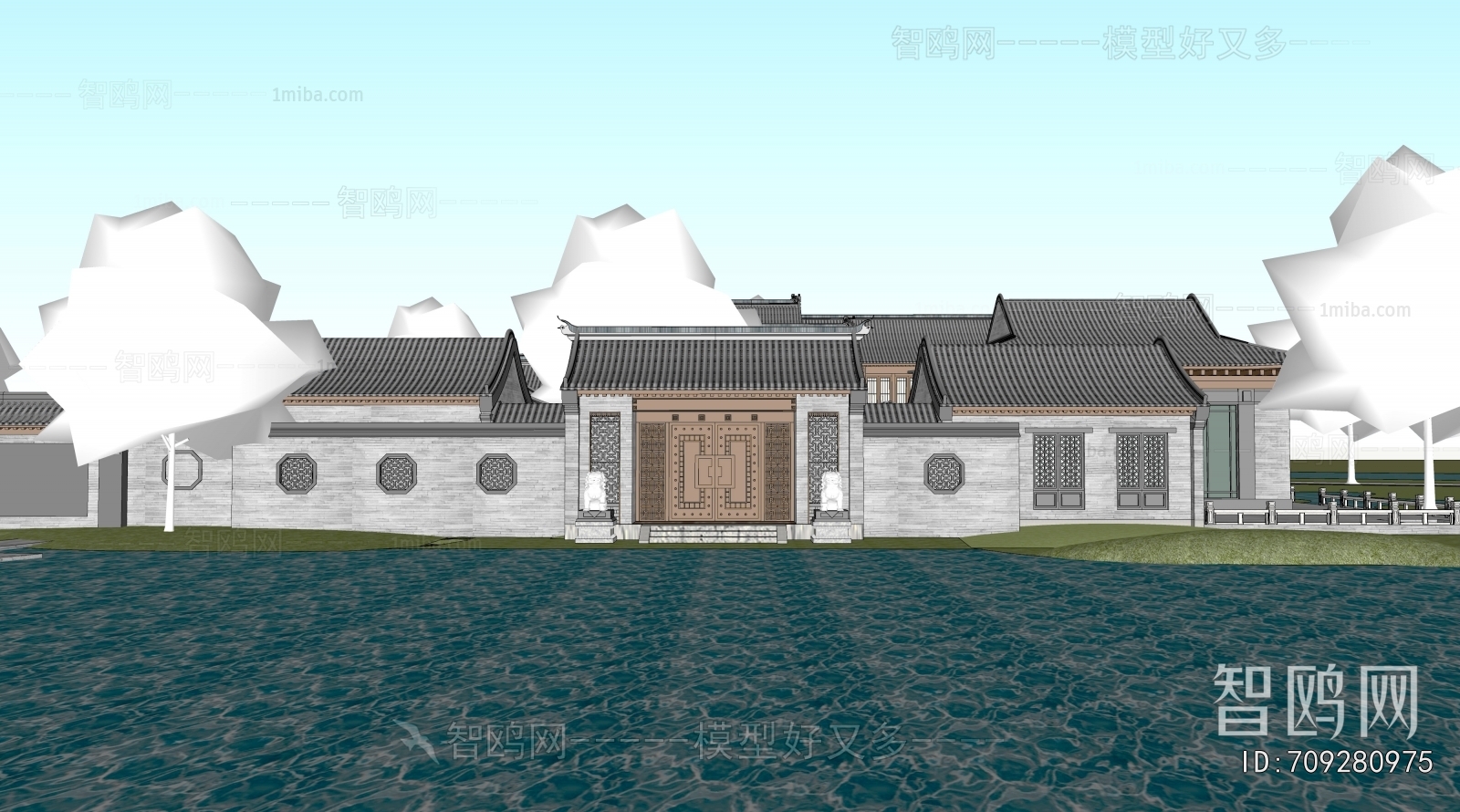 Chinese Style Facade Element