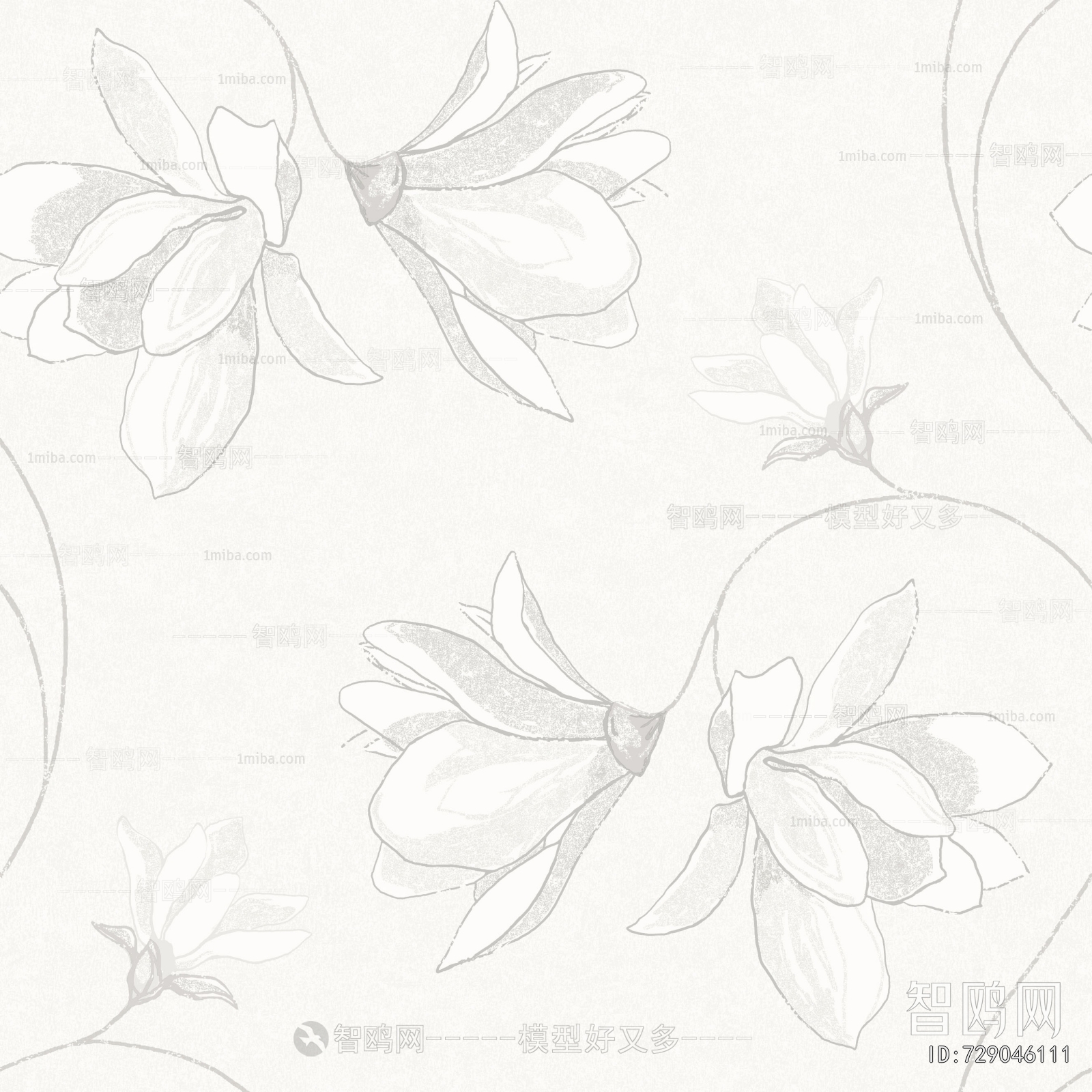 Animal And Plant Pattern Wallpaper