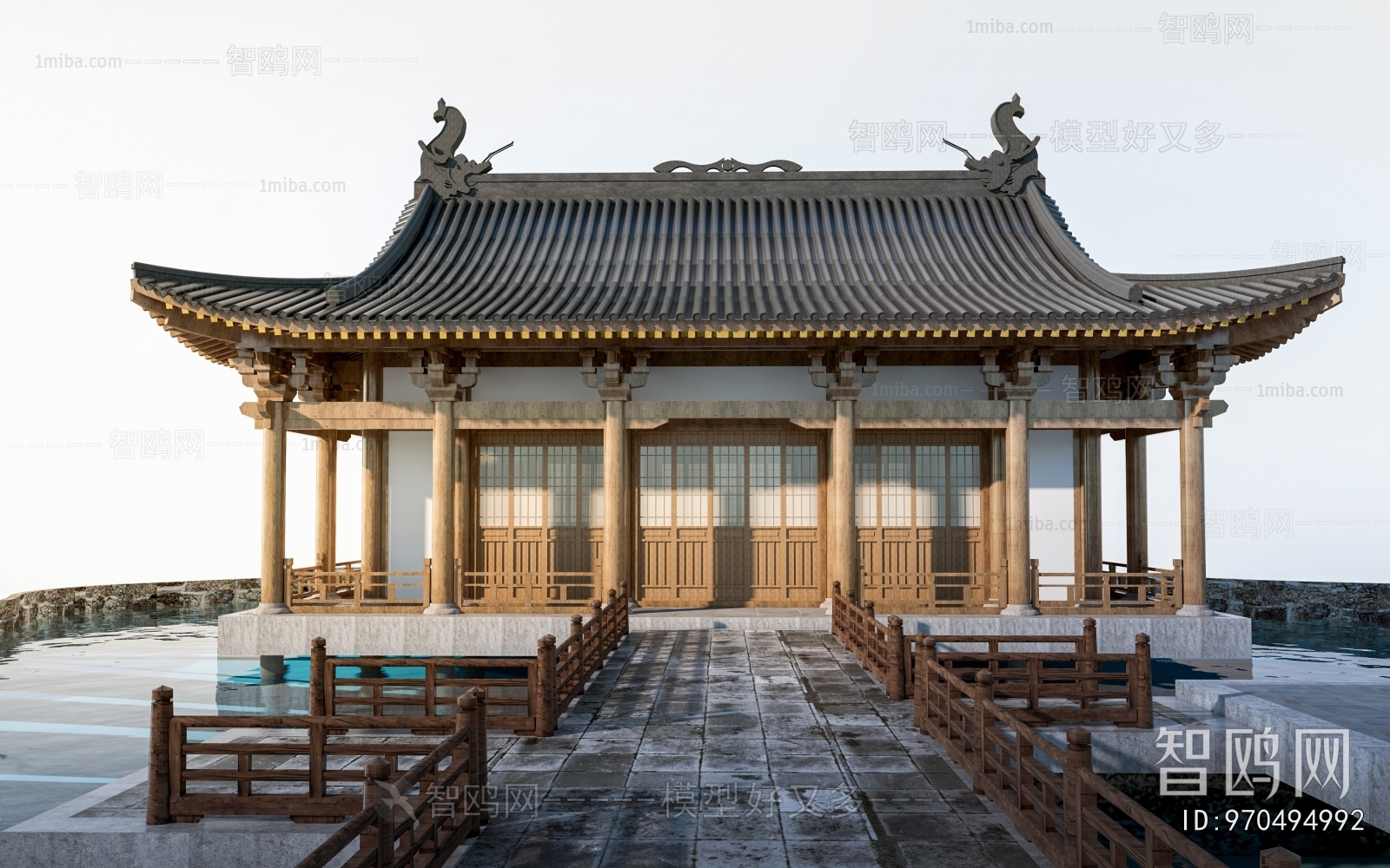 Chinese Style Ancient Architectural Buildings