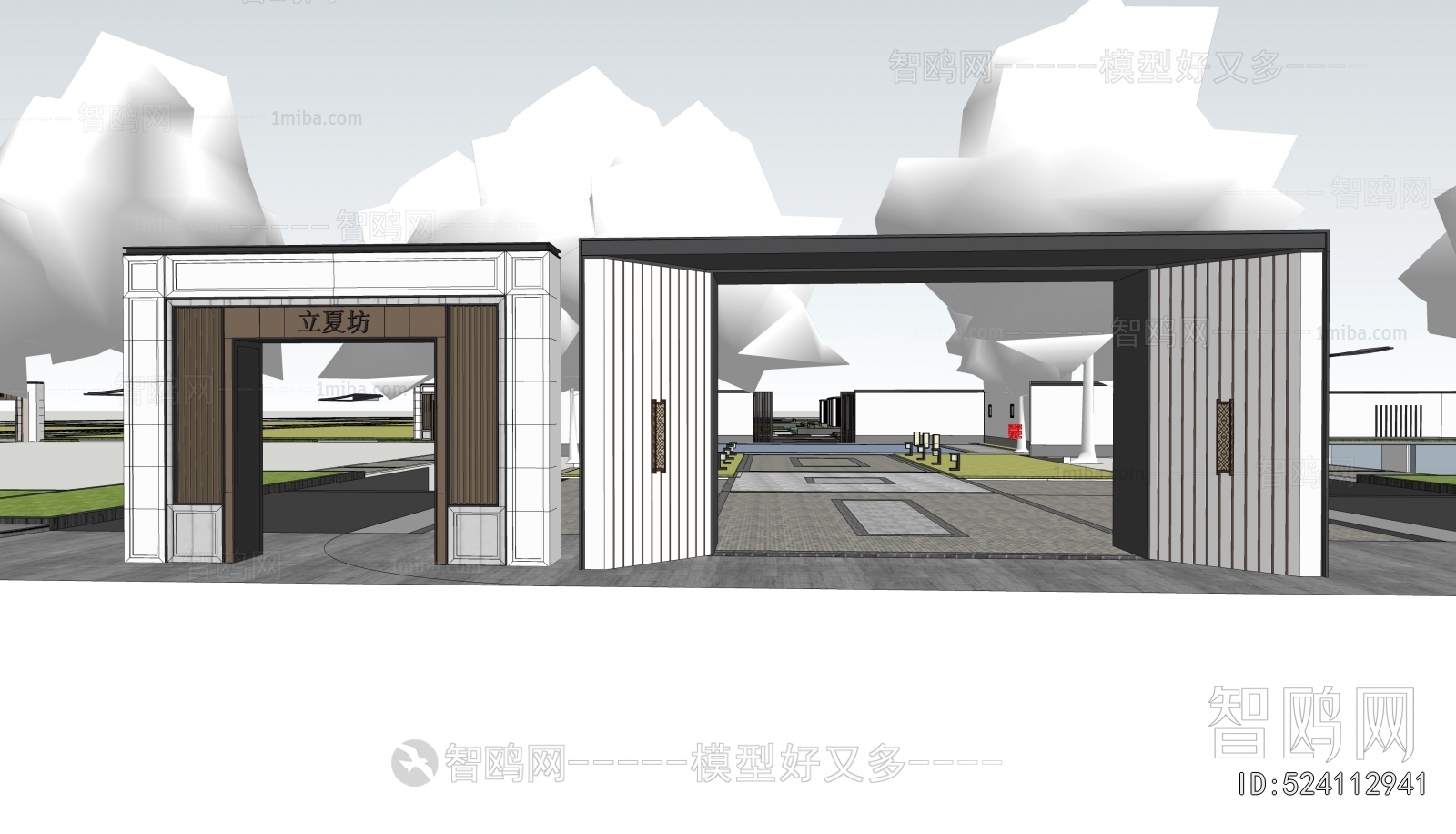 New Chinese Style Gate