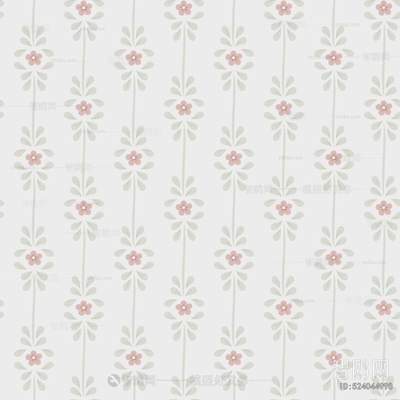 Animal And Plant Pattern Wallpaper
