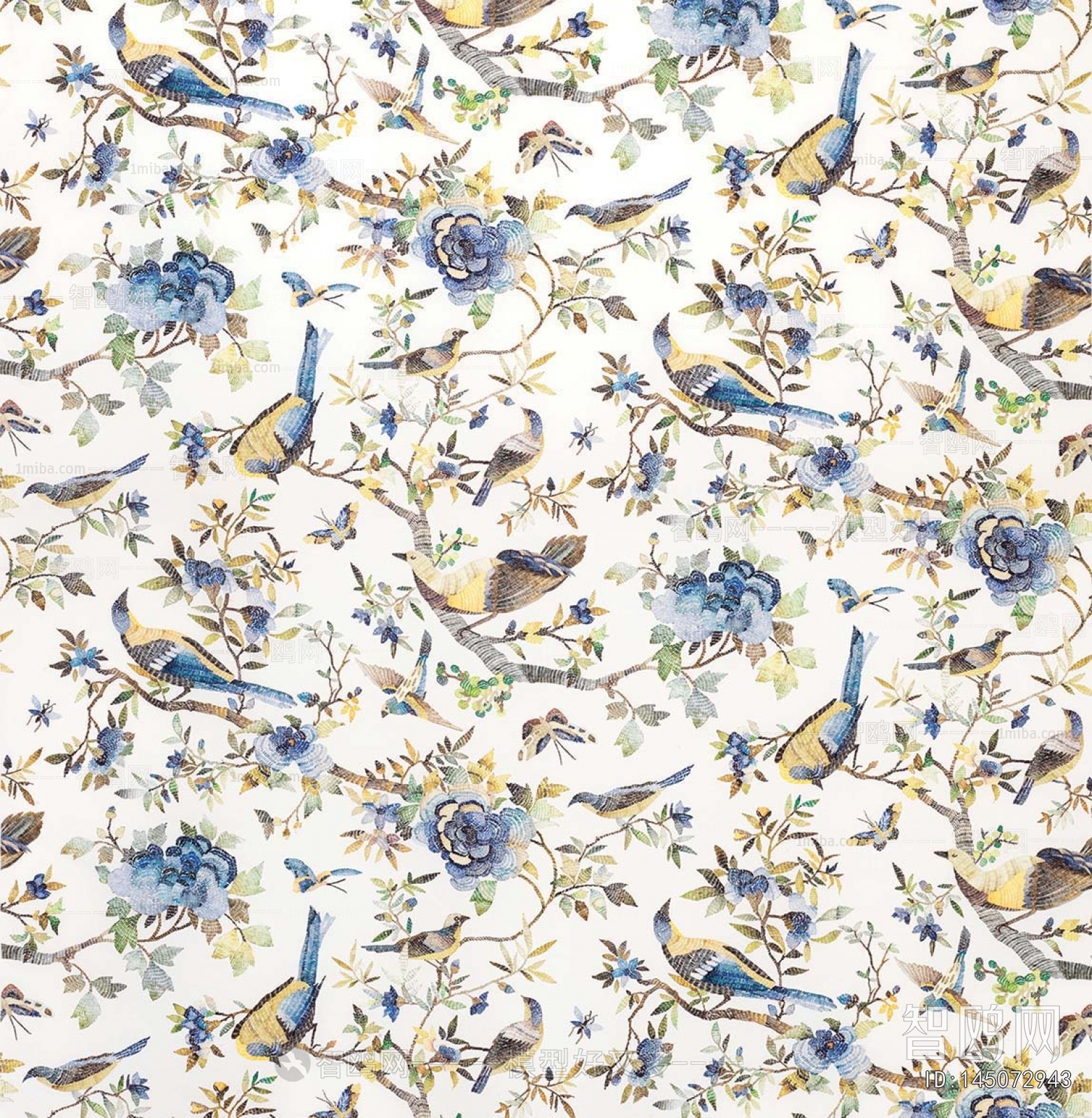 Animal And Plant Pattern Wallpaper