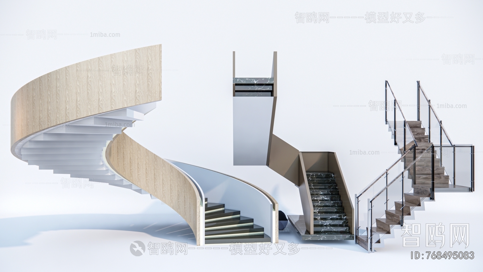 Modern Rotating Staircase