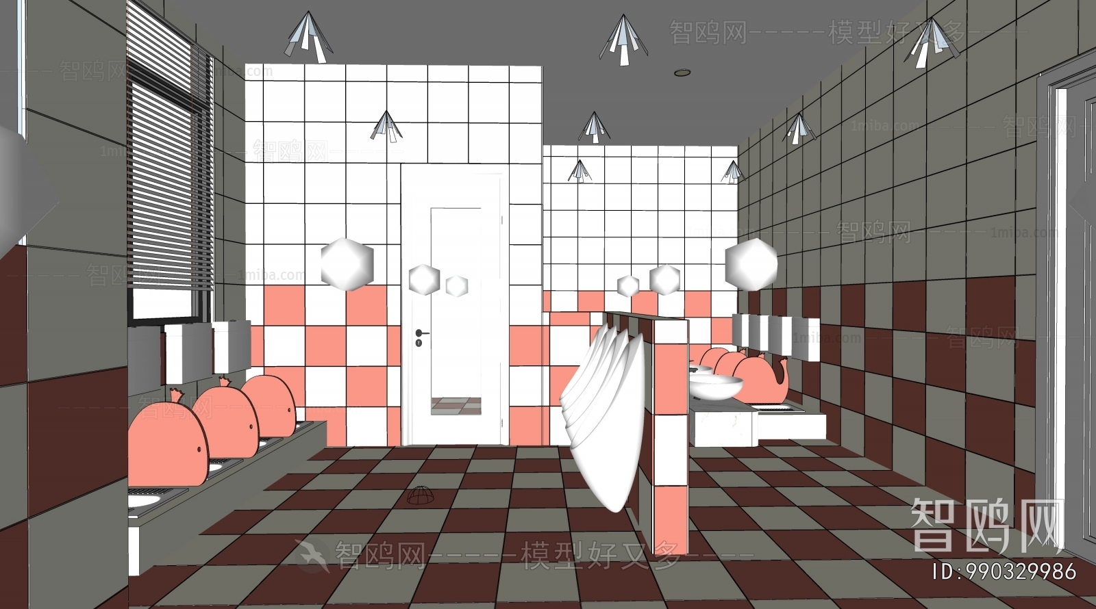 Modern Children's Restroom