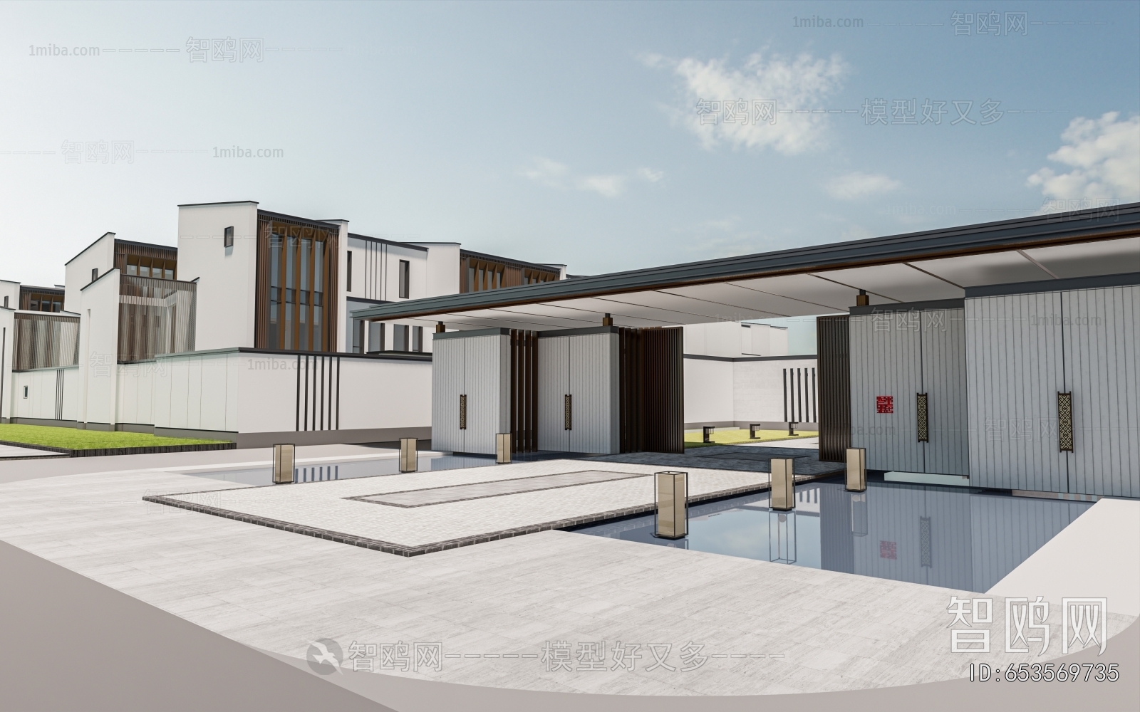 New Chinese Style Gate