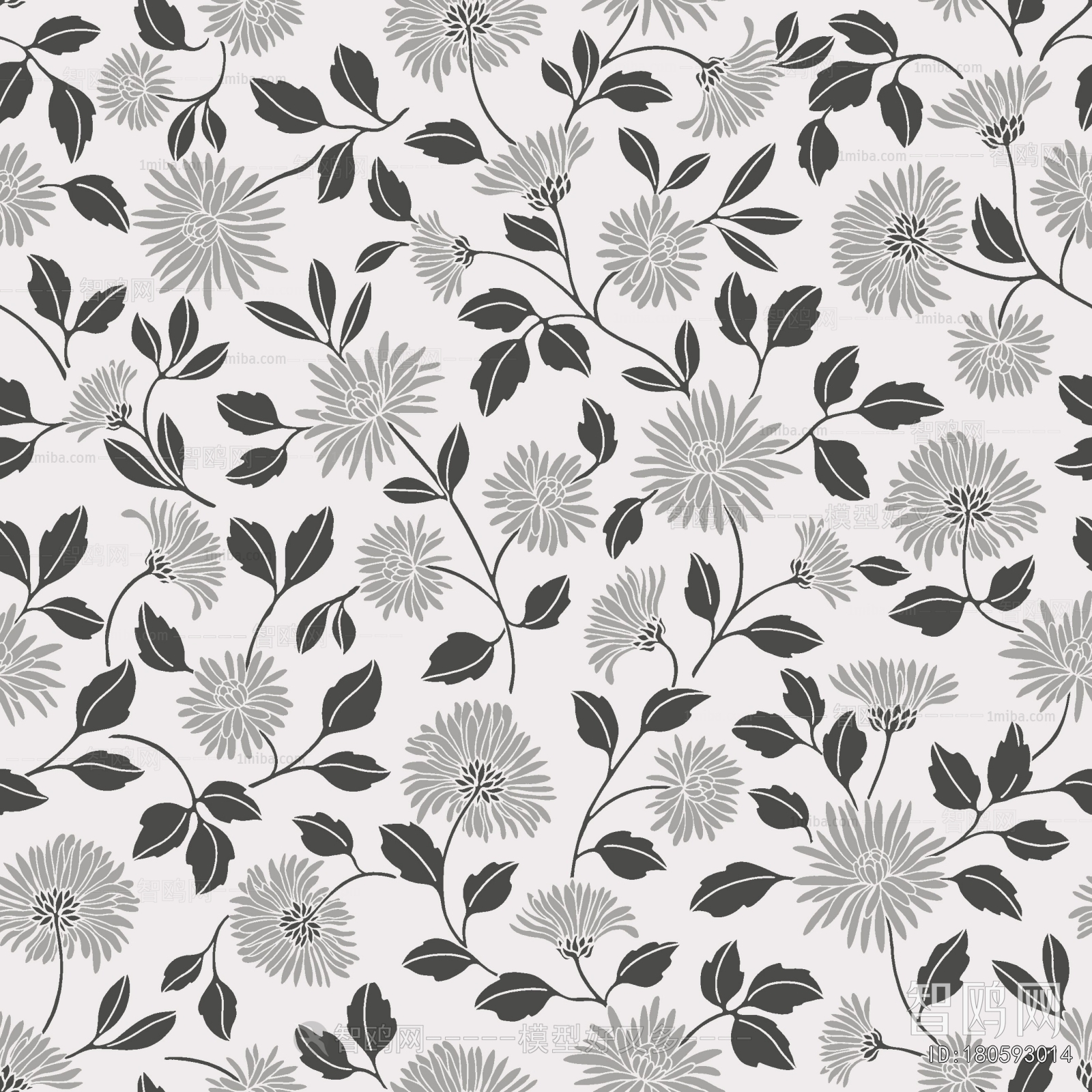 Animal And Plant Pattern Wallpaper