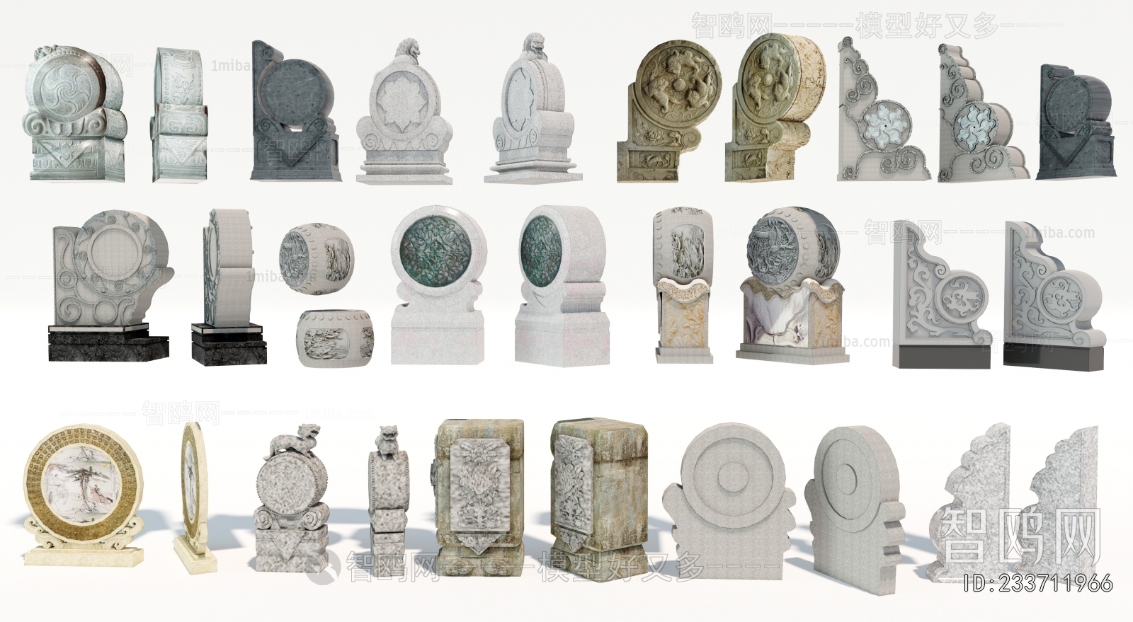 Chinese Style Stone Carving