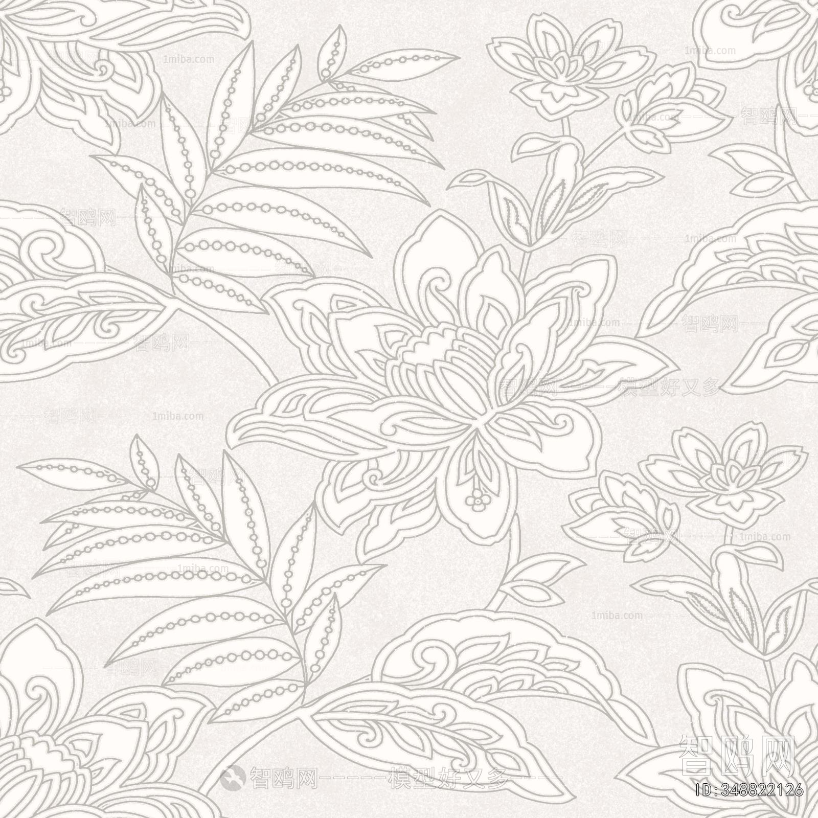 Animal And Plant Pattern Wallpaper