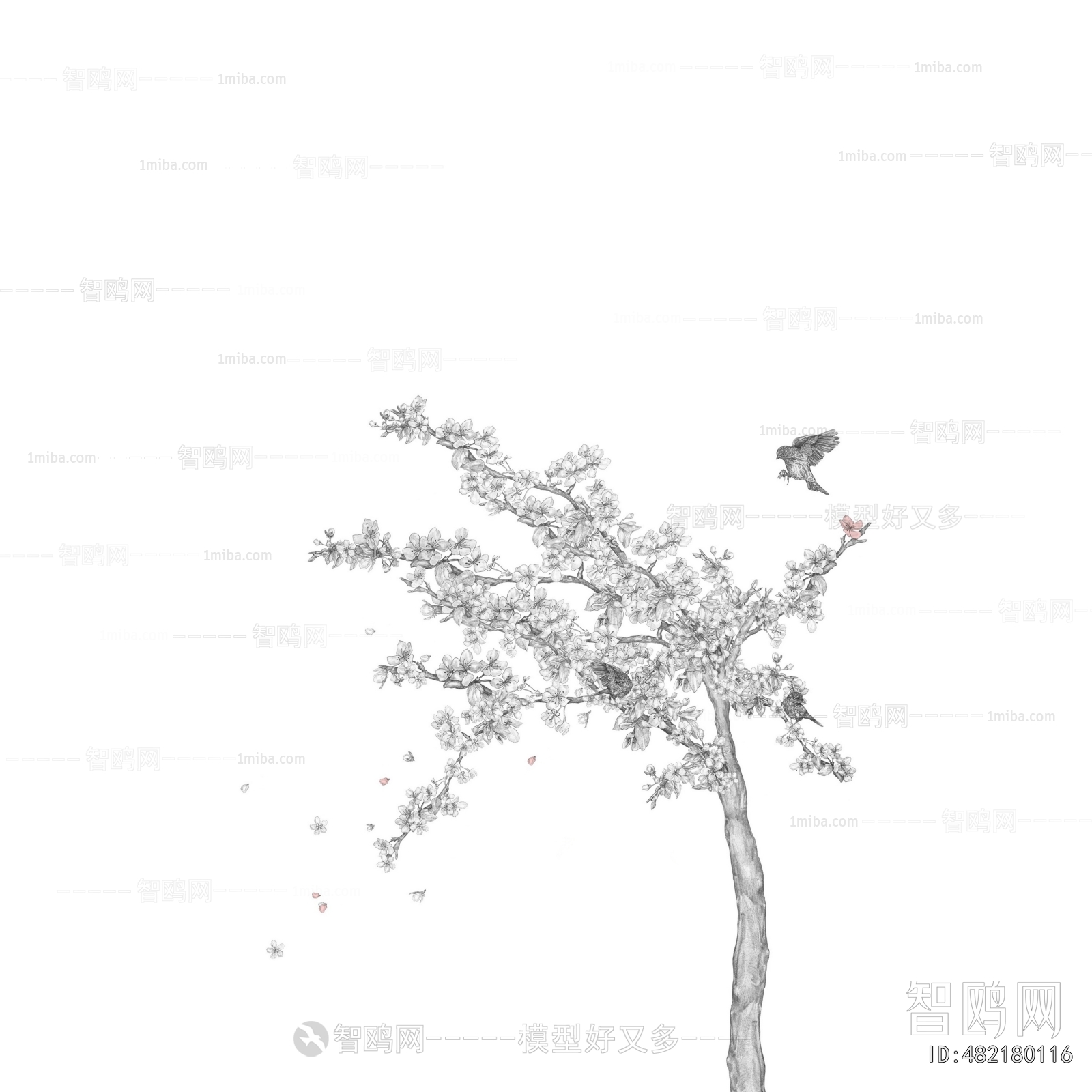 Animal And Plant Pattern Wallpaper