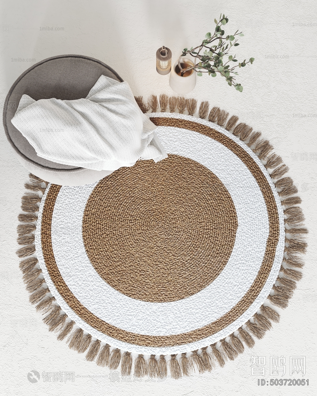 Nordic Style Circular Carpet
