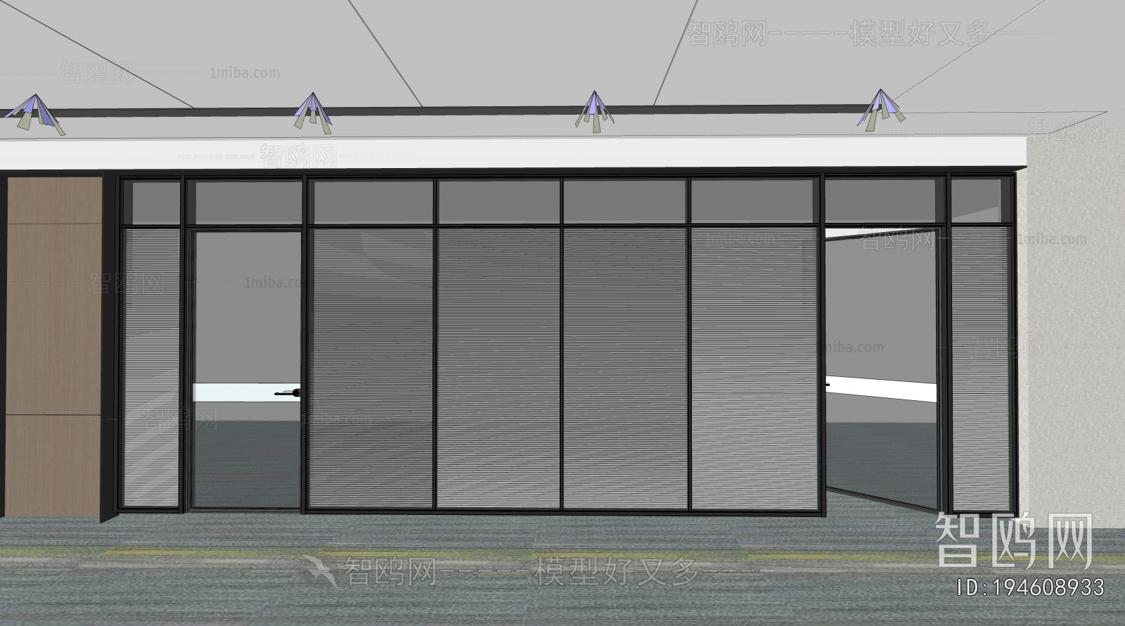 Modern Glass Screen Partition