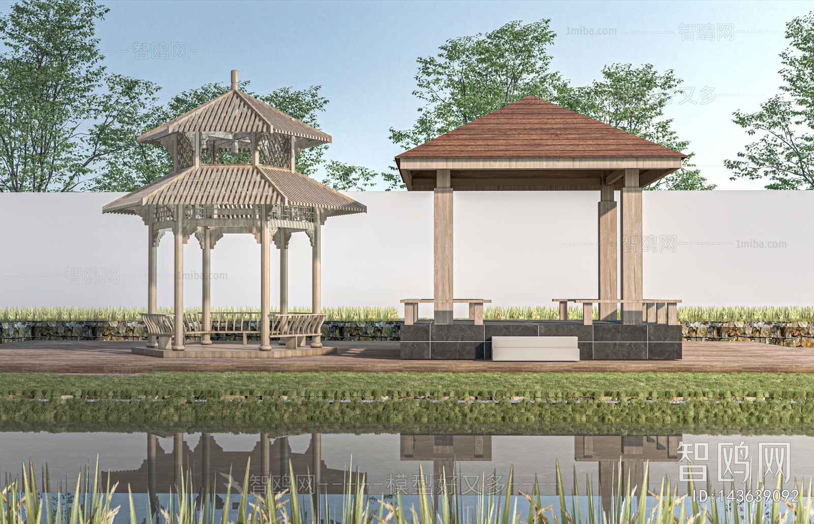 New Chinese Style Pavilion