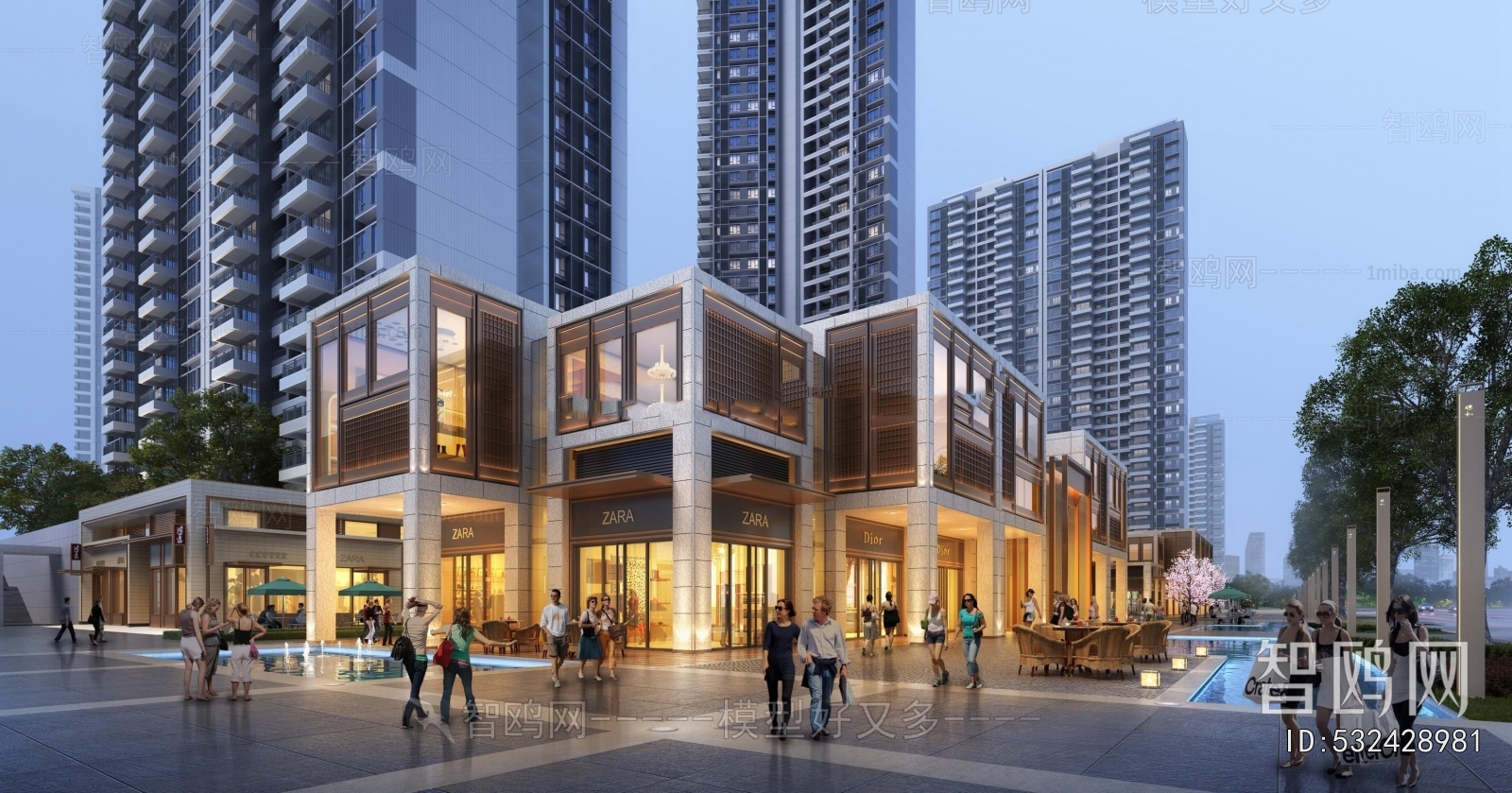 Modern Commercial Street