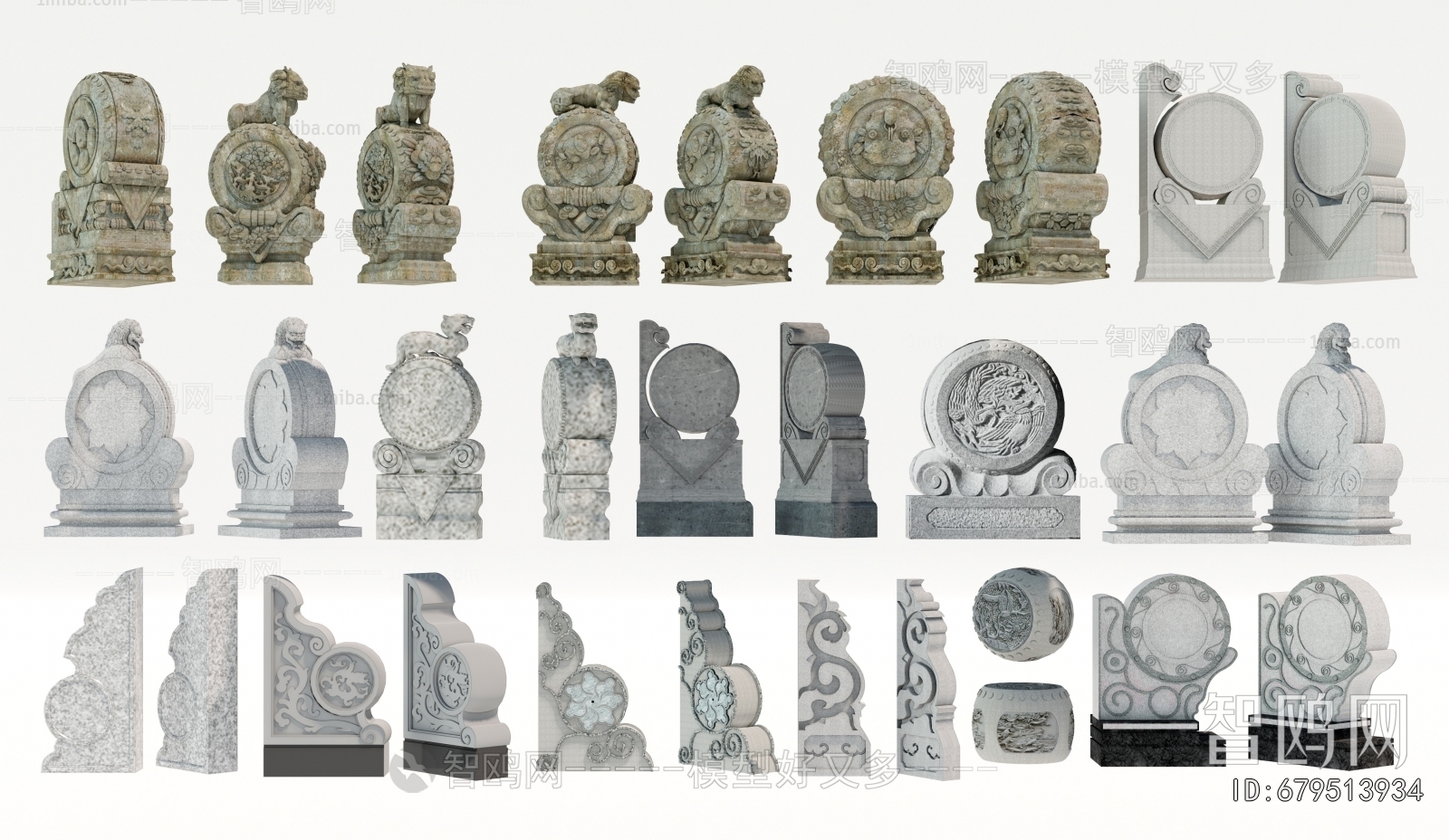 Chinese Style Stone Carving