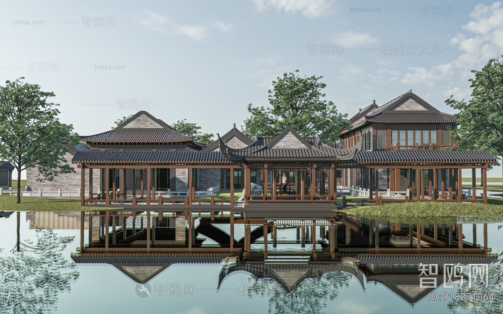 Chinese Style Residential Building