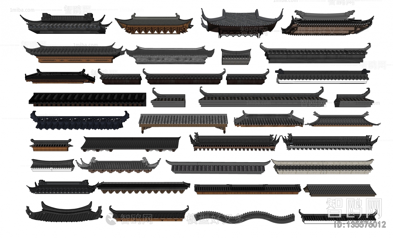 Chinese Style Building Component