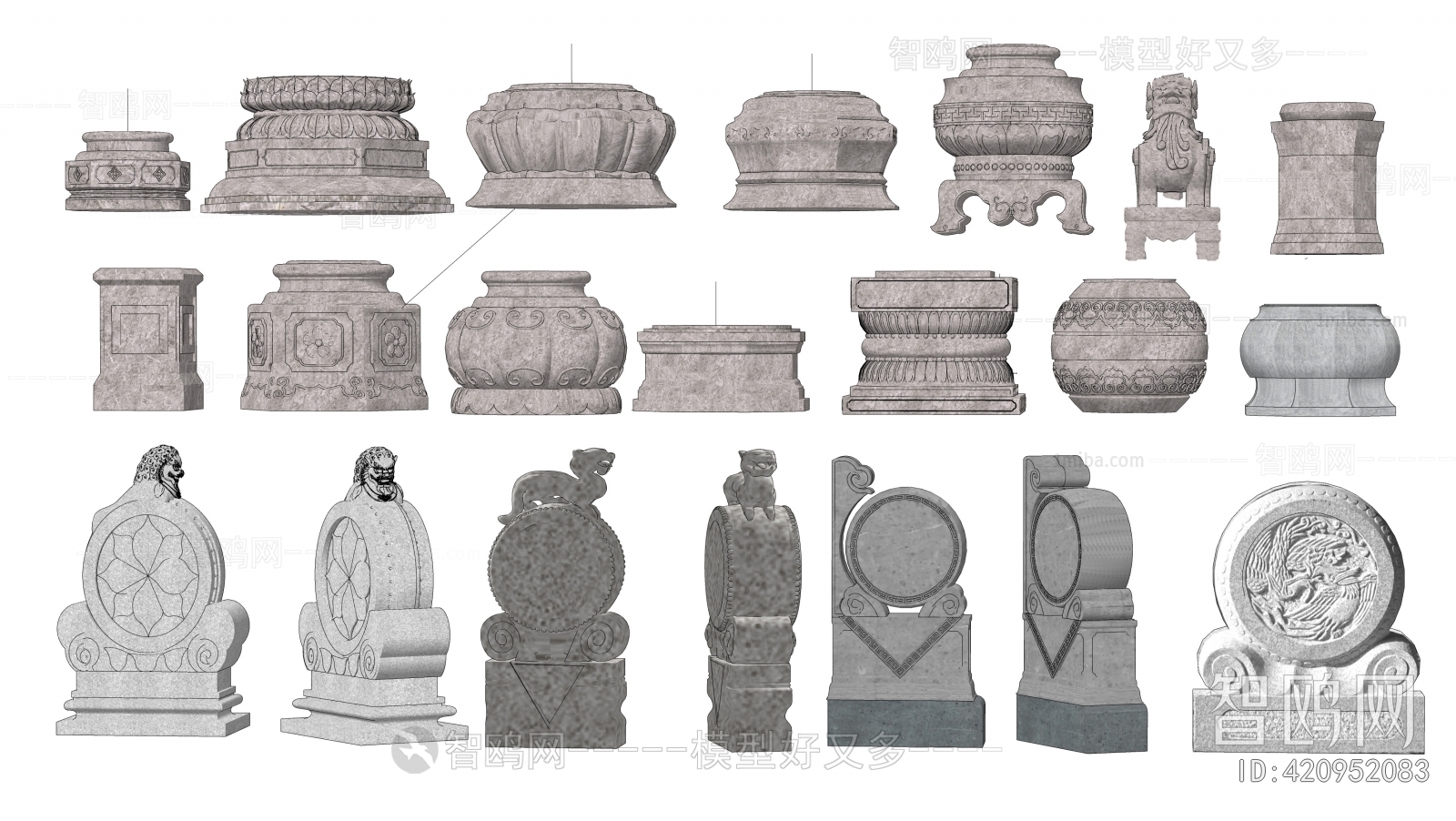 Chinese Style Stone Carving