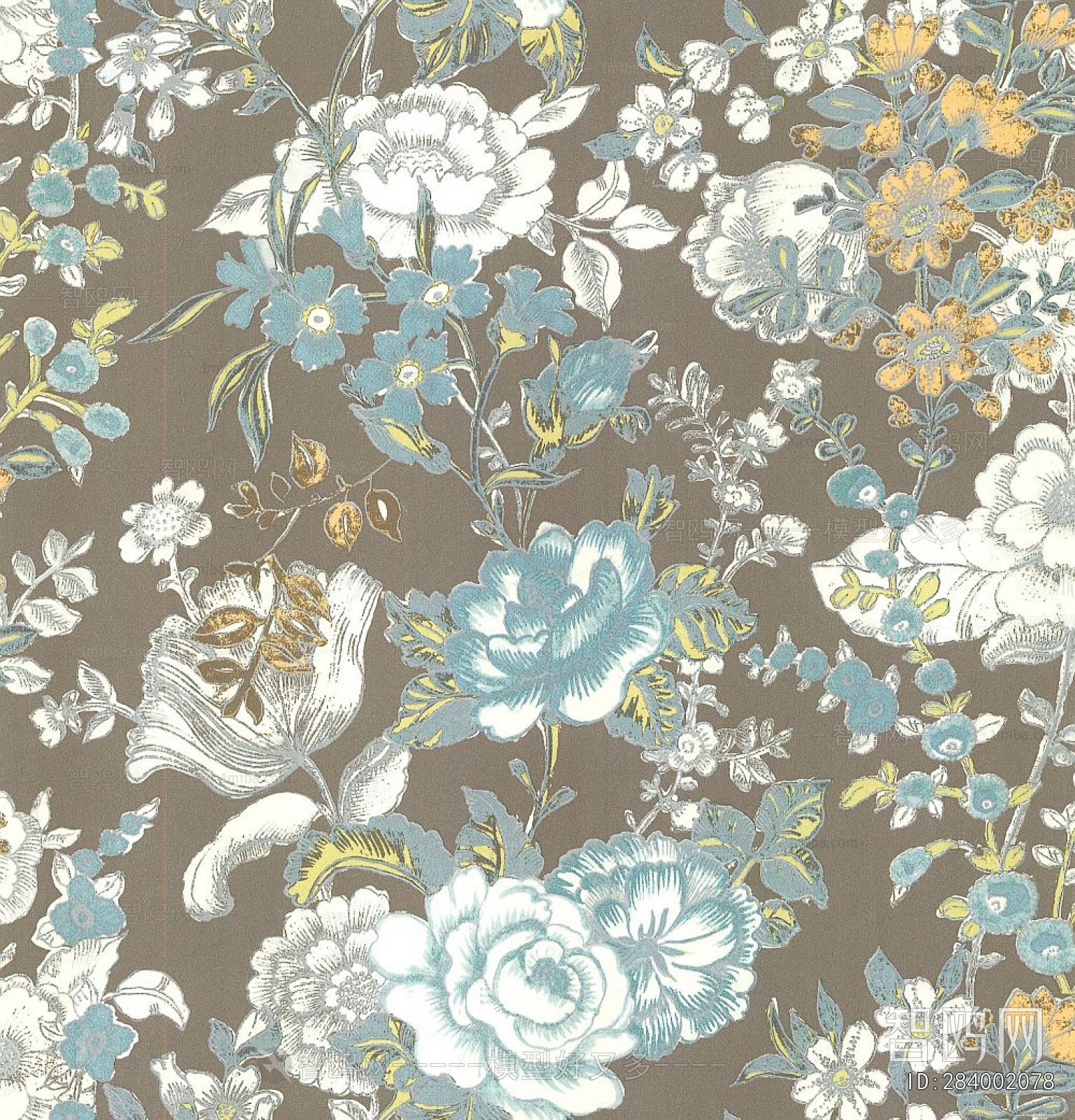 Animal And Plant Pattern Wallpaper