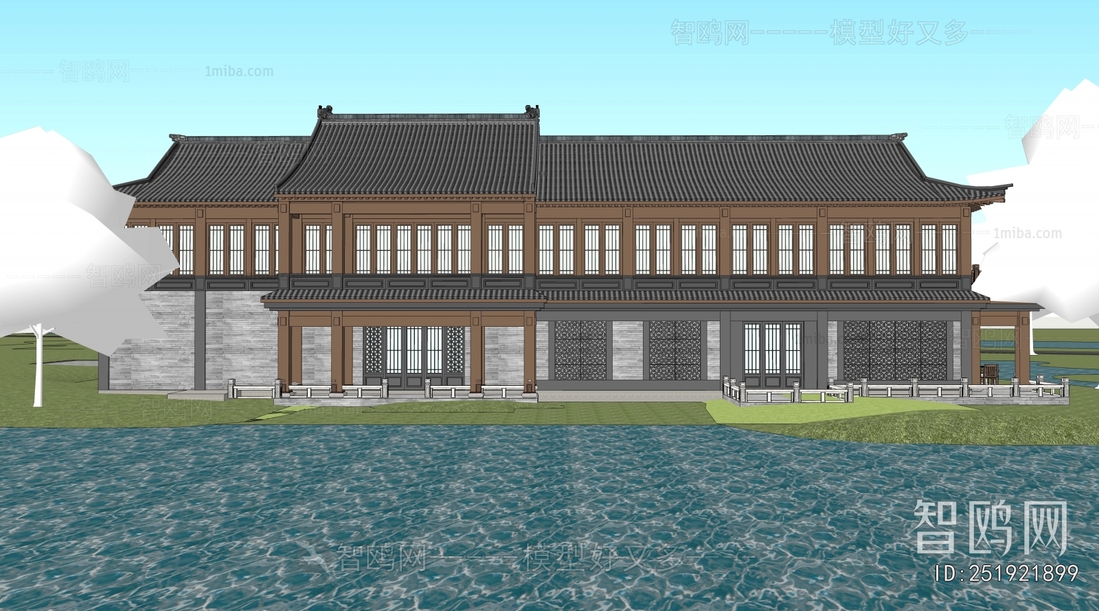 Chinese Style Residential Building