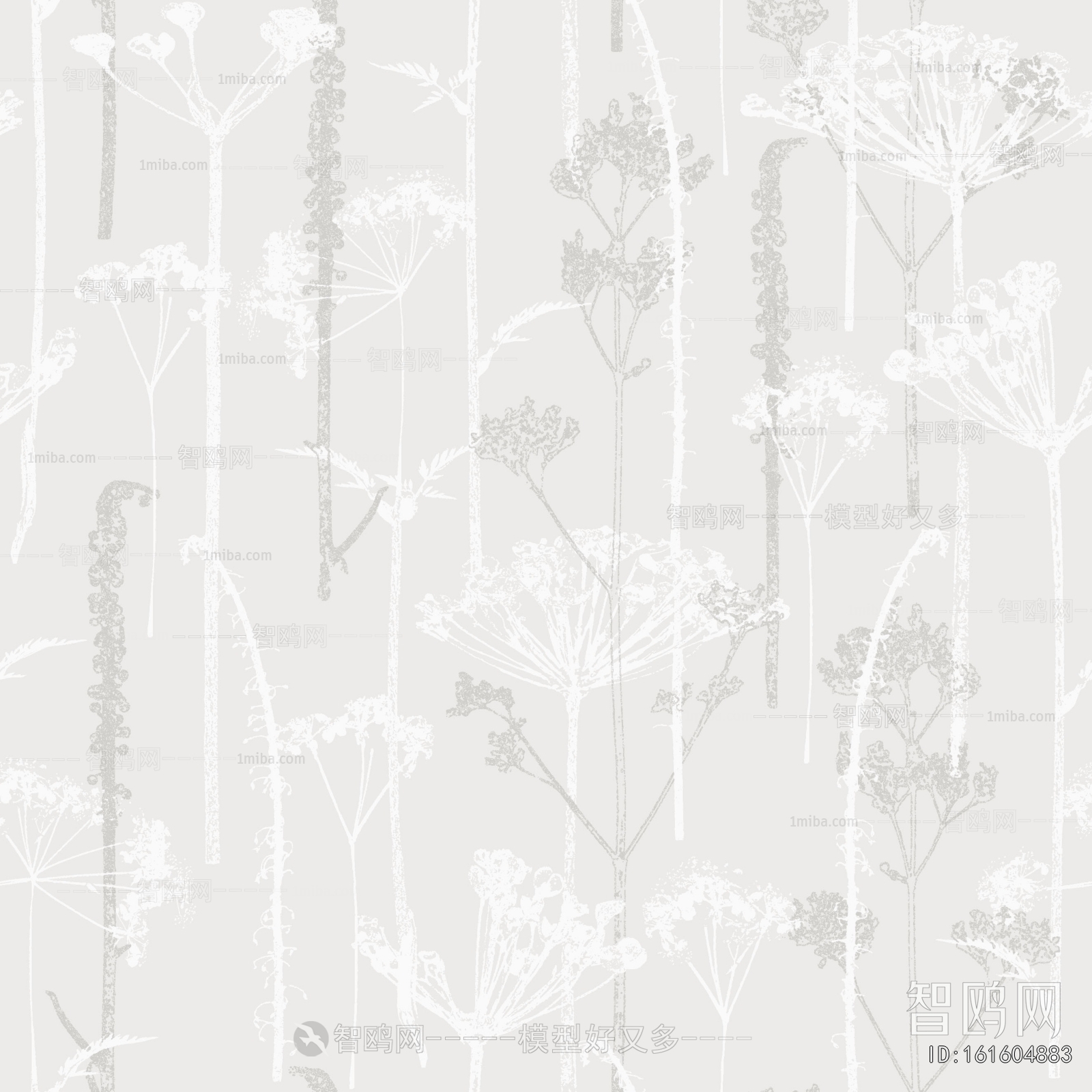 Animal And Plant Pattern Wallpaper