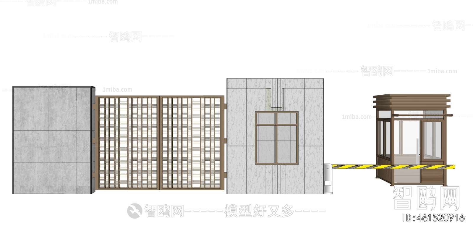 Modern Security Booth