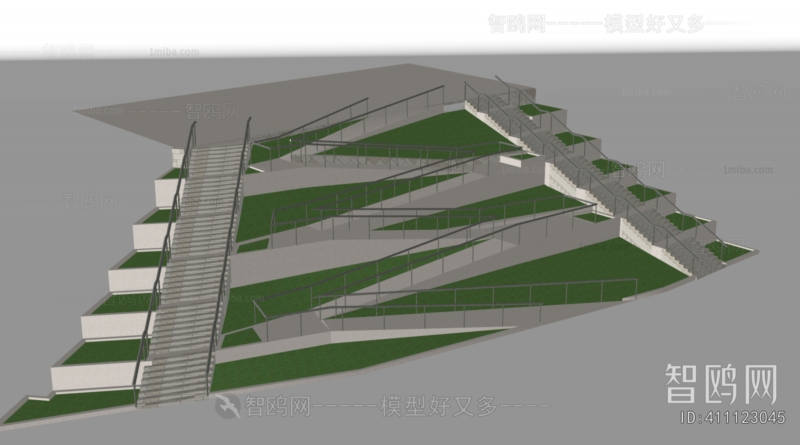 Modern Park Landscape