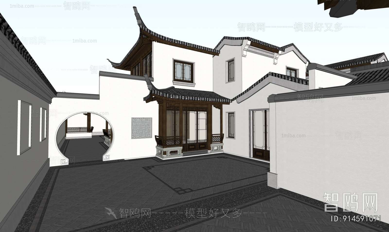 Chinese Style Residential Building