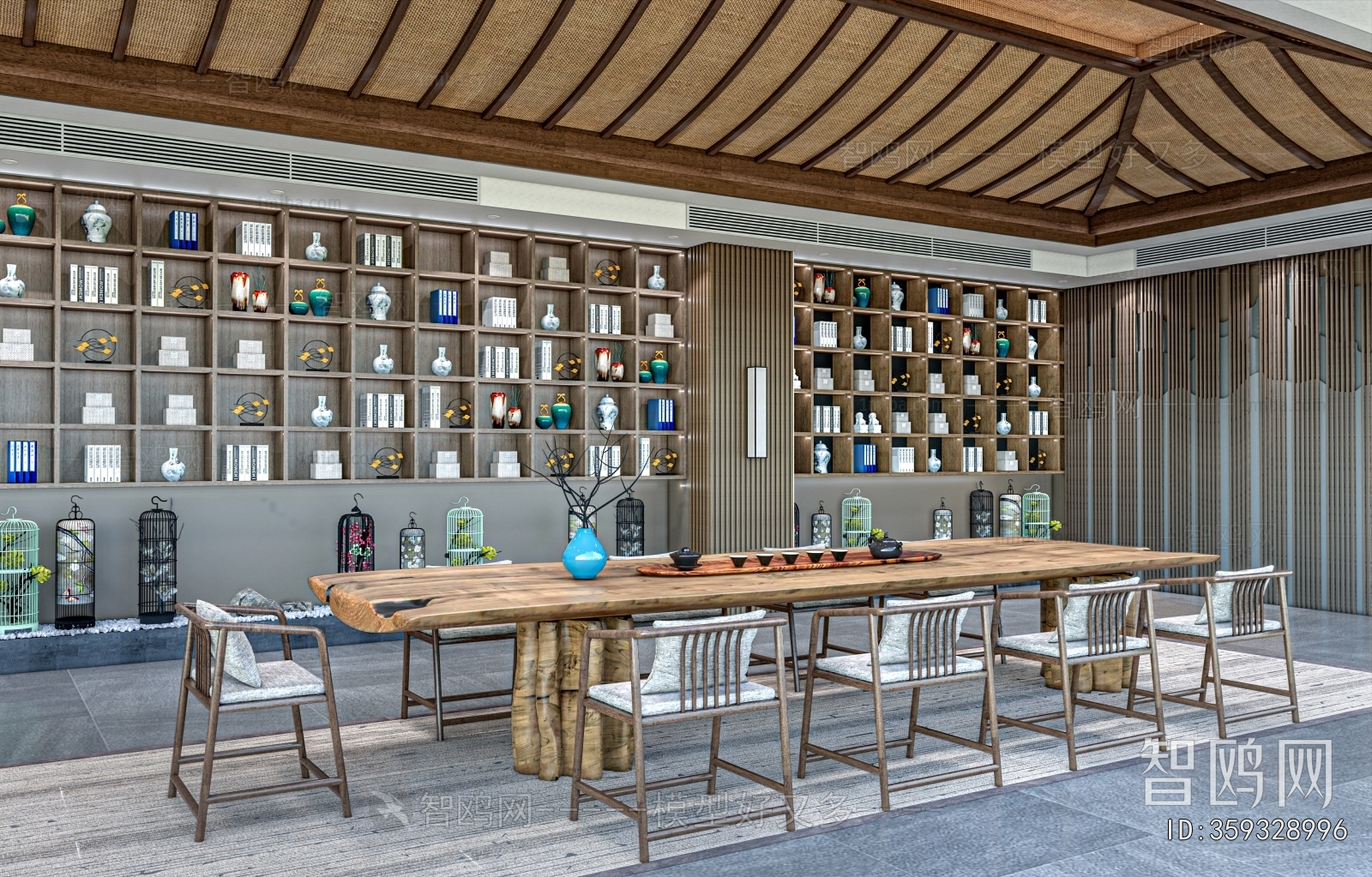 New Chinese Style Teahouse Tea House