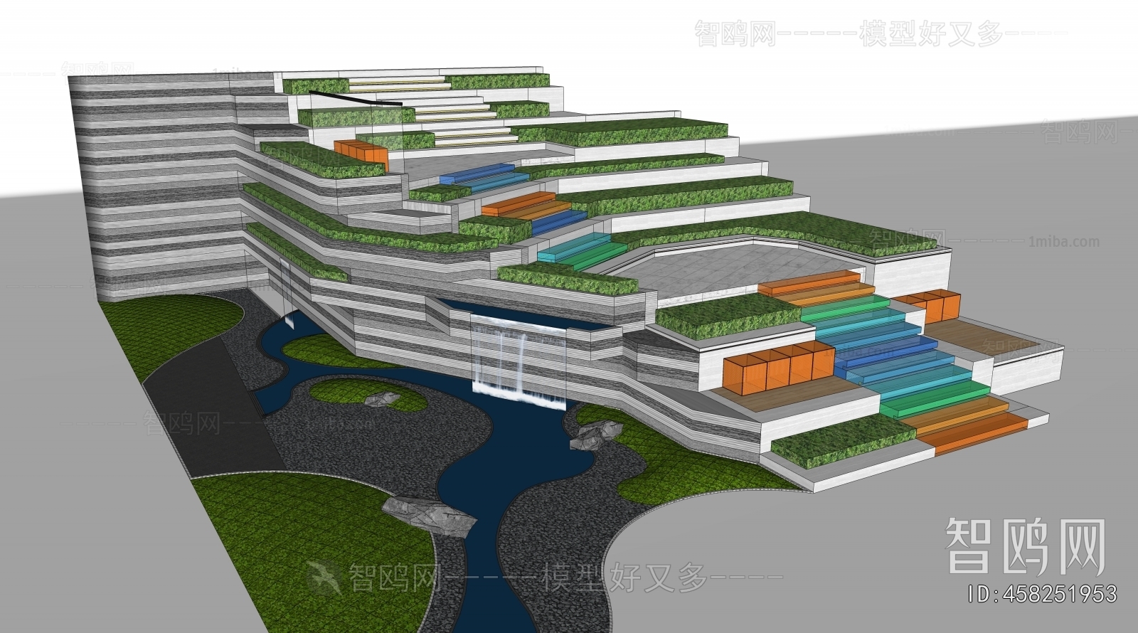 Modern Park Landscape