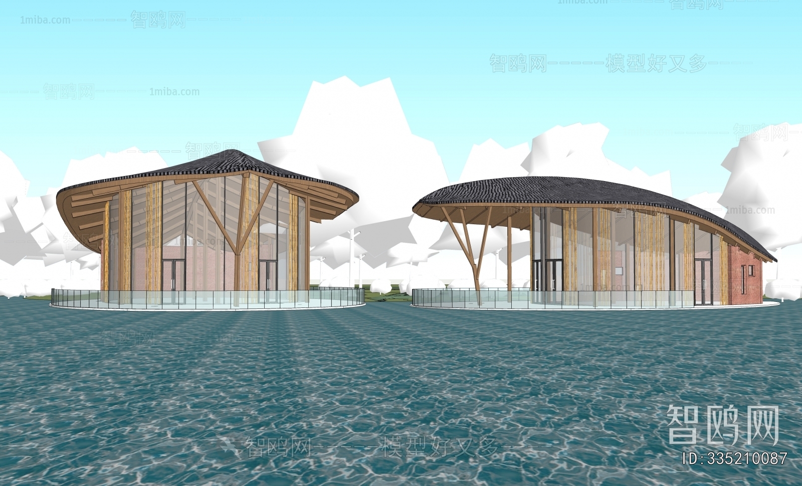 New Chinese Style Public Building