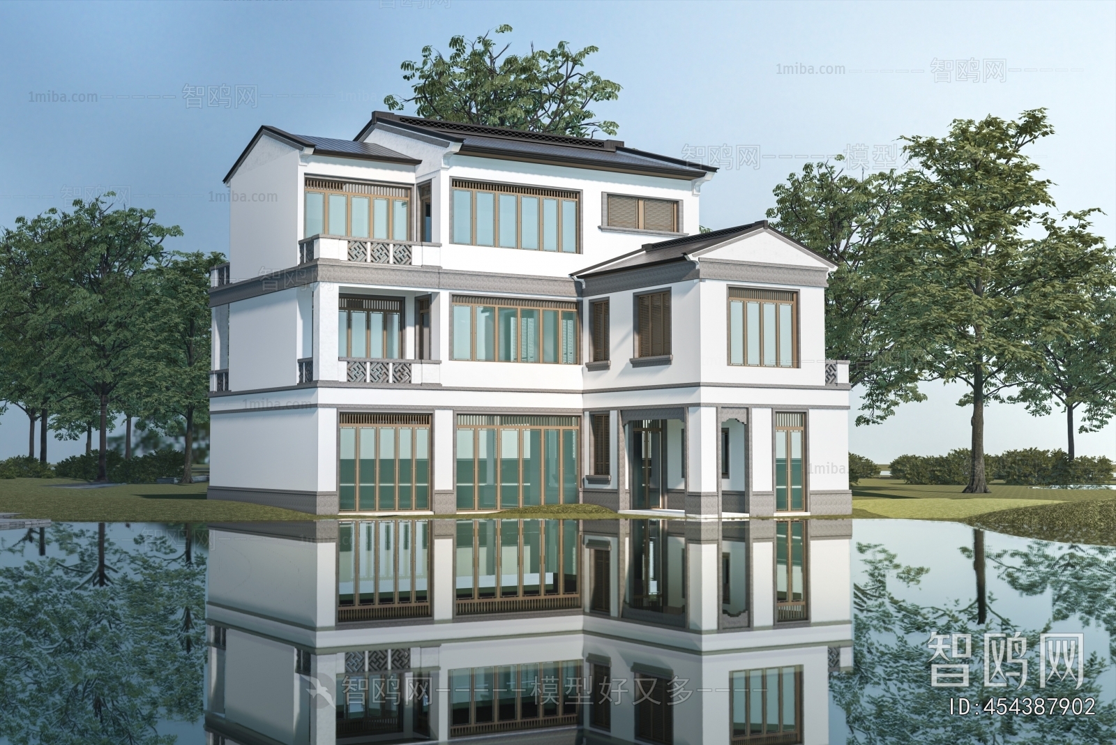 New Chinese Style Detached Villa