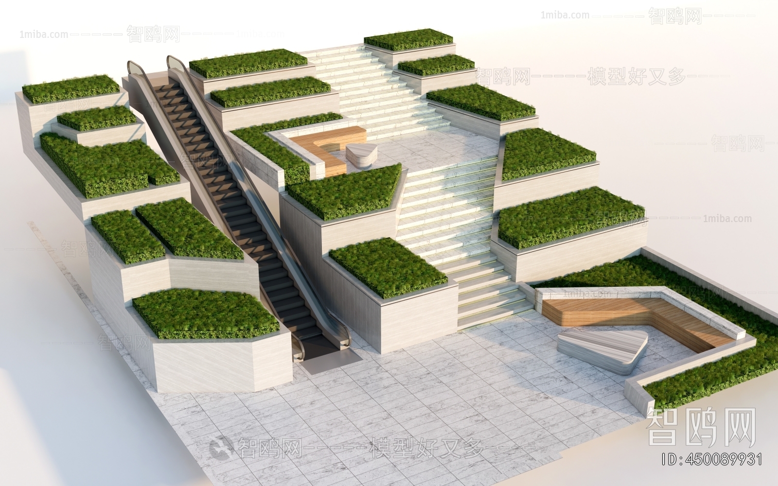 Modern Park Landscape