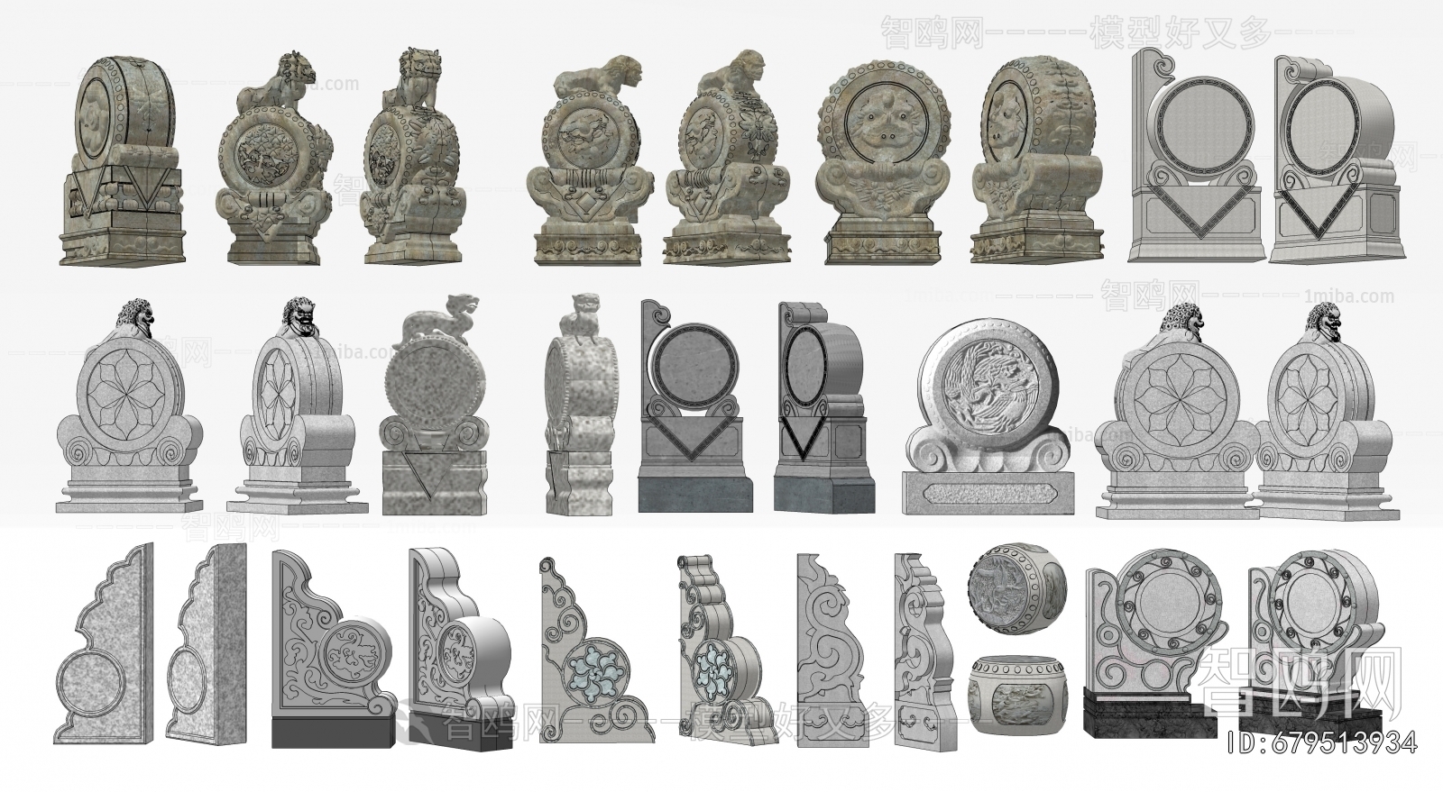 Chinese Style Stone Carving