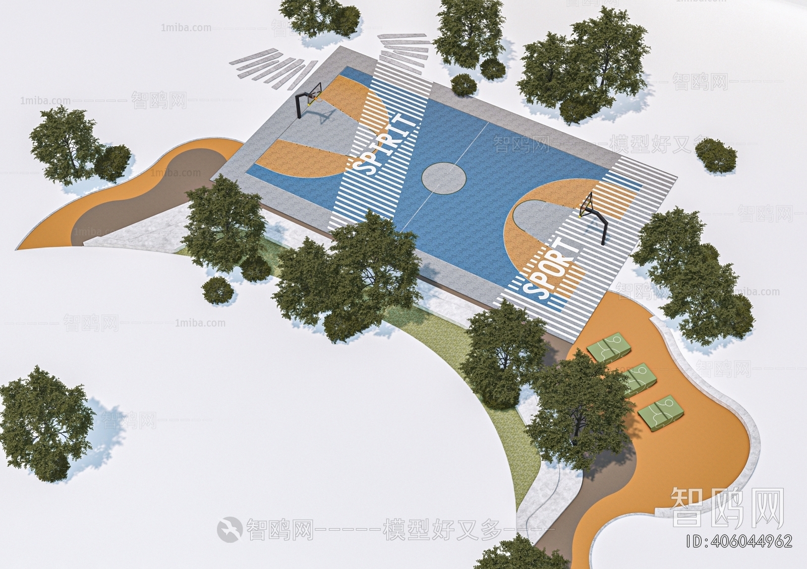 Modern Outdoor Sports Stadium