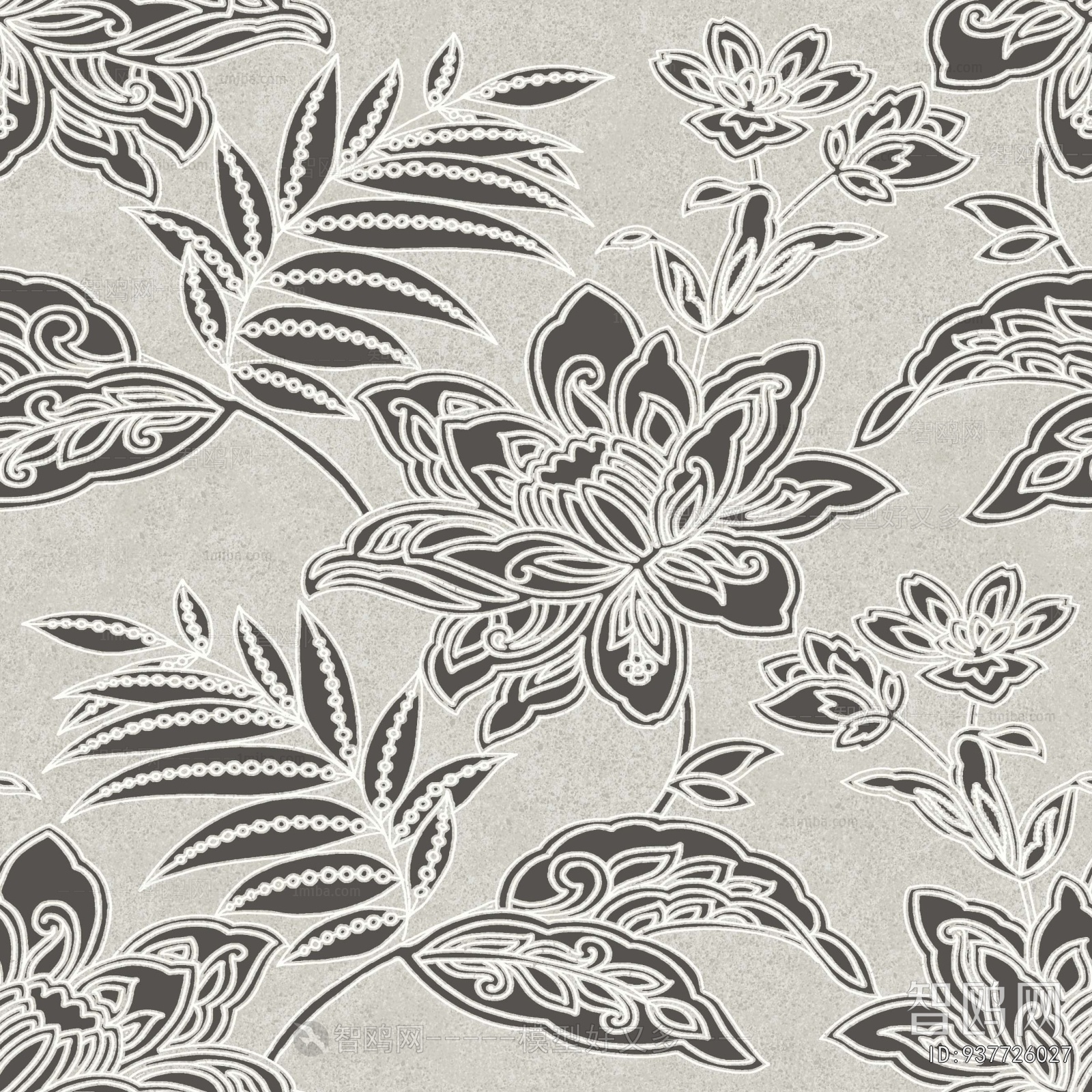 Animal And Plant Pattern Wallpaper